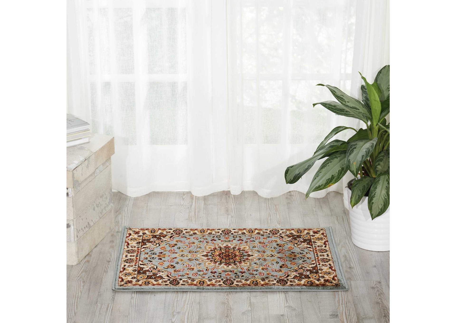 Nourison Delano 2'x3' Blue Area Rug,Nourison