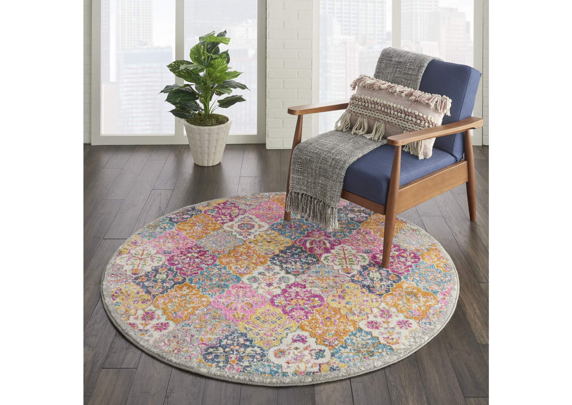 Nourison Passion Bohemian Multi Colored Area Rug,Nourison