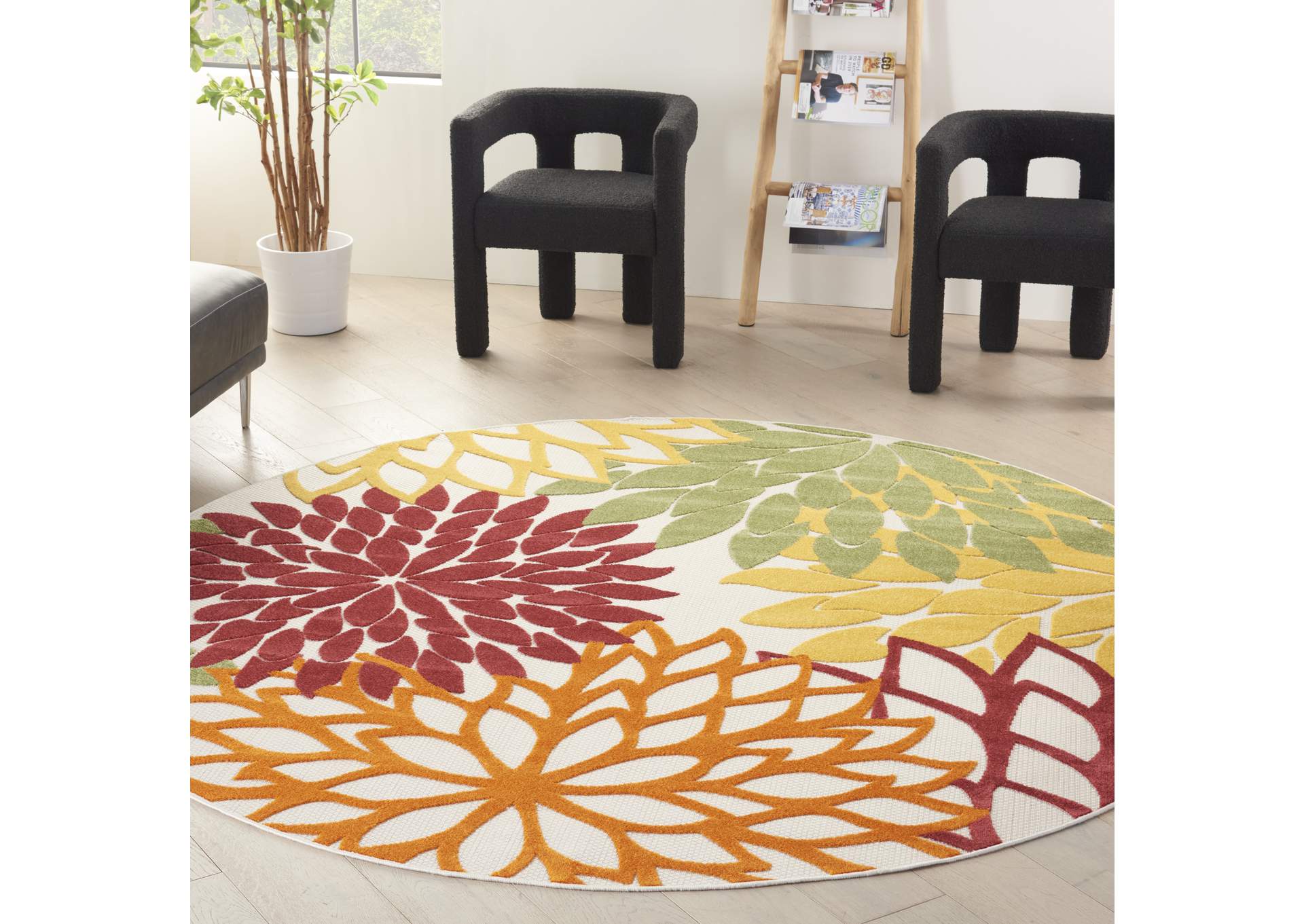 Nourison Aloha 8' Round Area Rug,Nourison