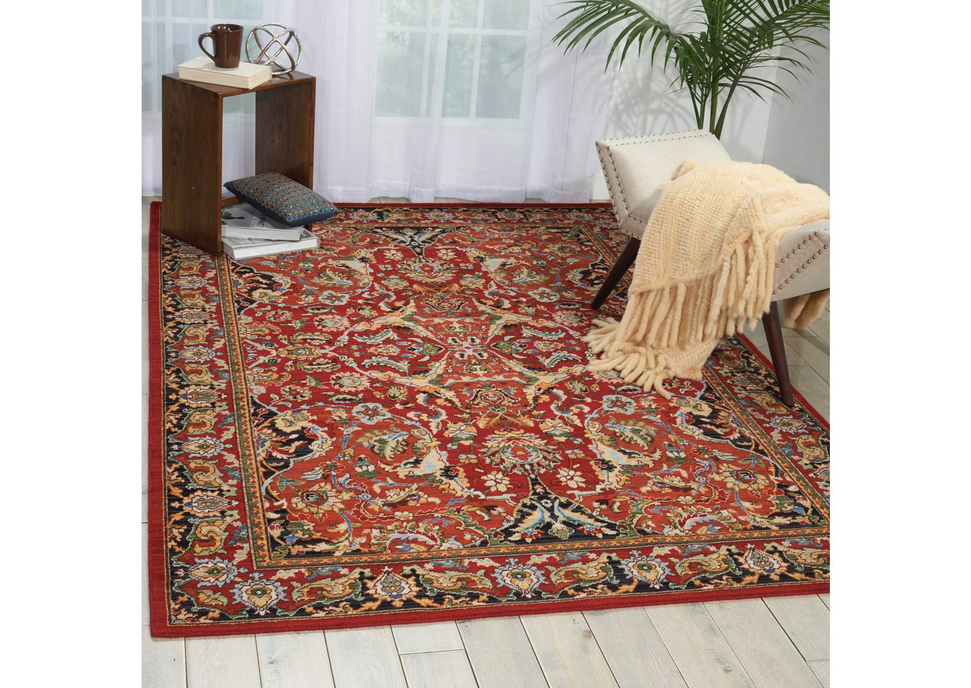 Nourison Timeless TML15 Red 12'x15' Rug,Nourison