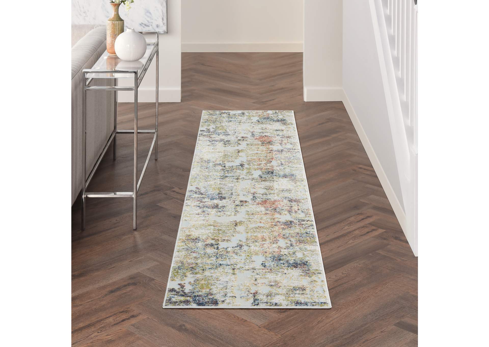 Nourison Trance 8' Runner Area Rug,Nourison