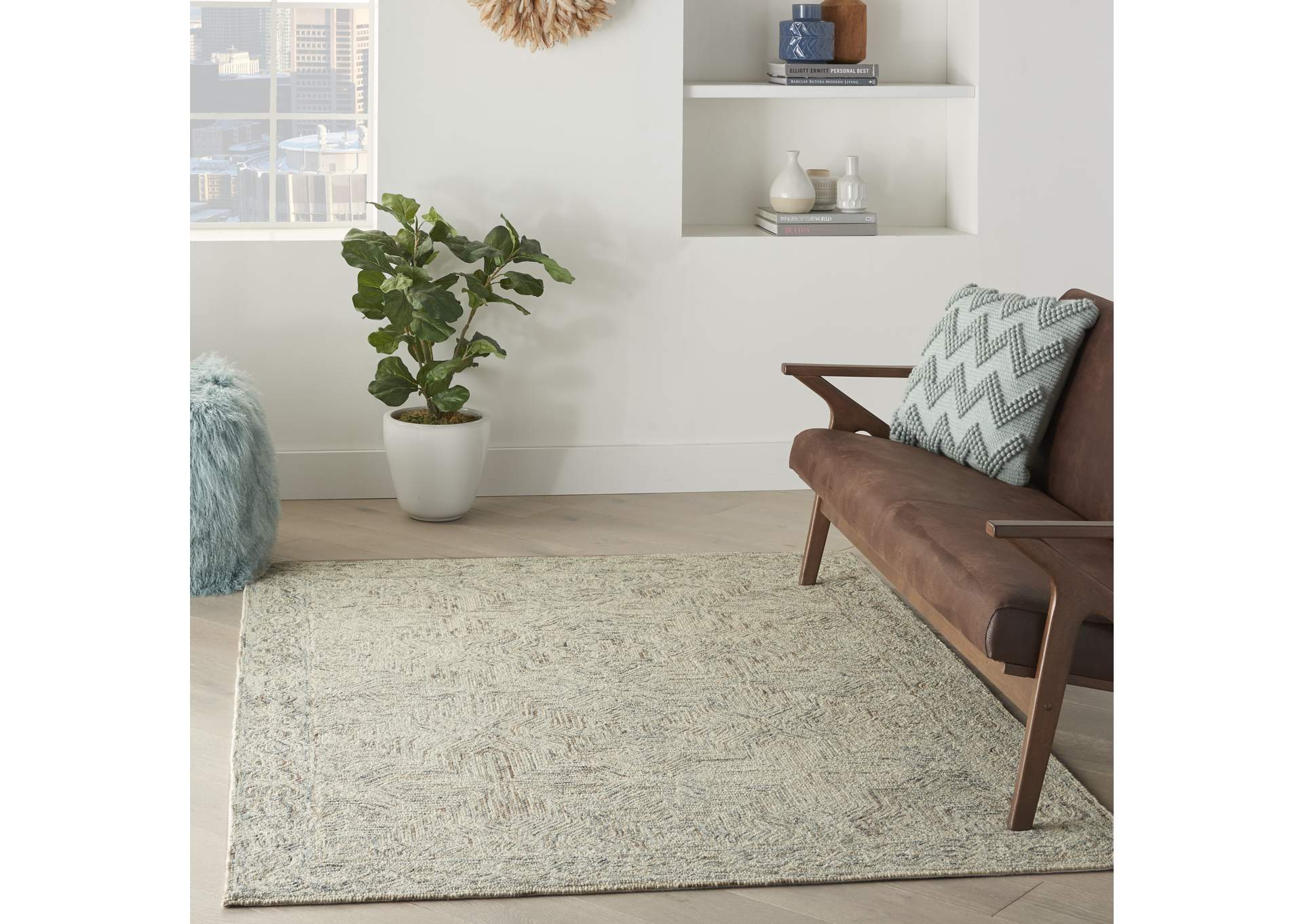 Nourison Interlock 5' x 8' Area Rug,Nourison