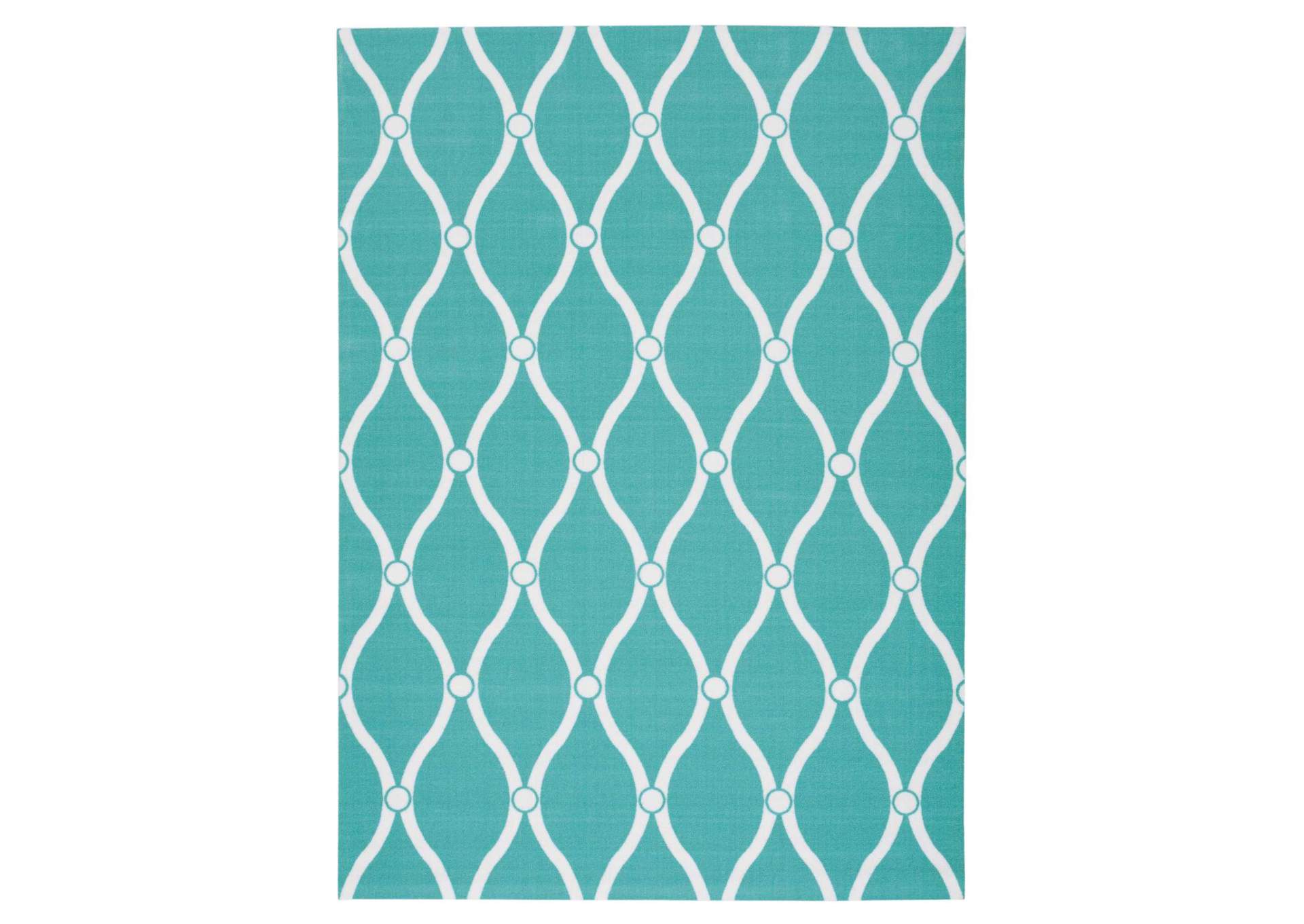 Nourison Home & Garden RS089 Blue 8'x11' Rug,Nourison