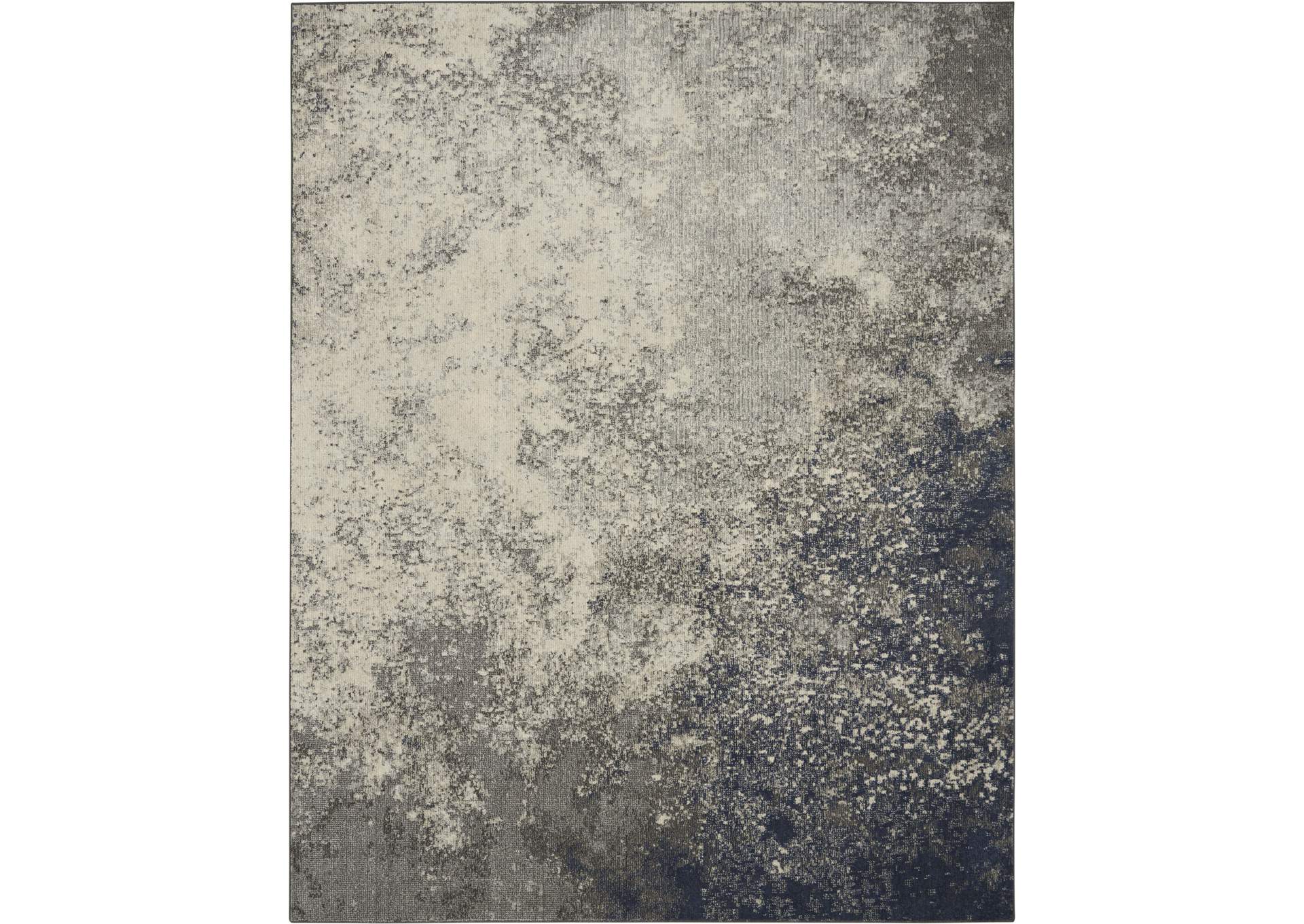Nourison Passion 7' x 10' Charcoal and Ivory Area Rug,Nourison