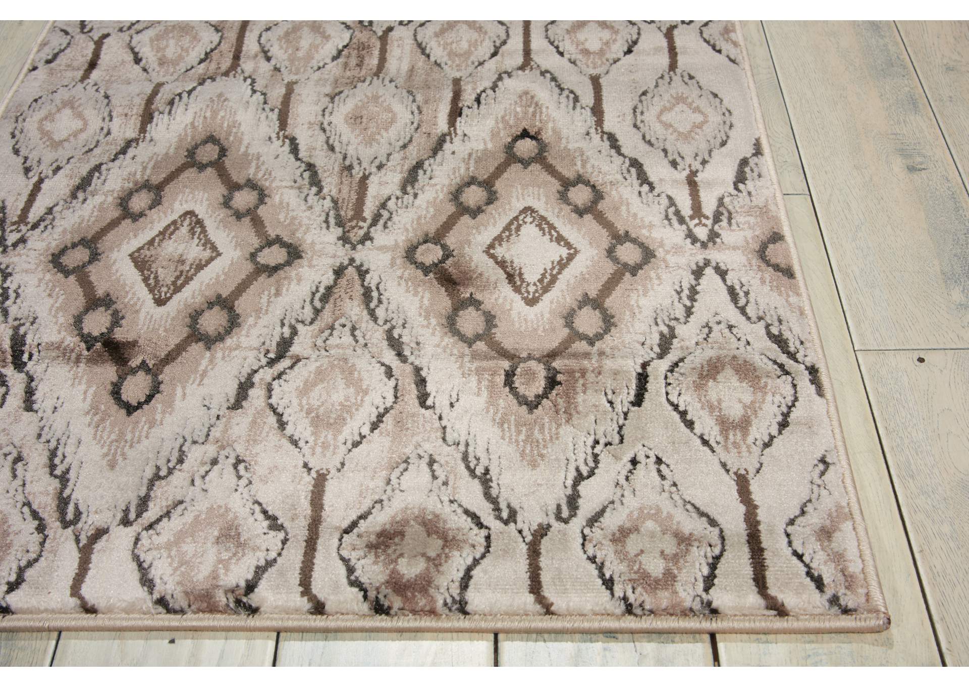 Nourison Karma KRM02 Beige 8' Runner Hallway Rug,Nourison