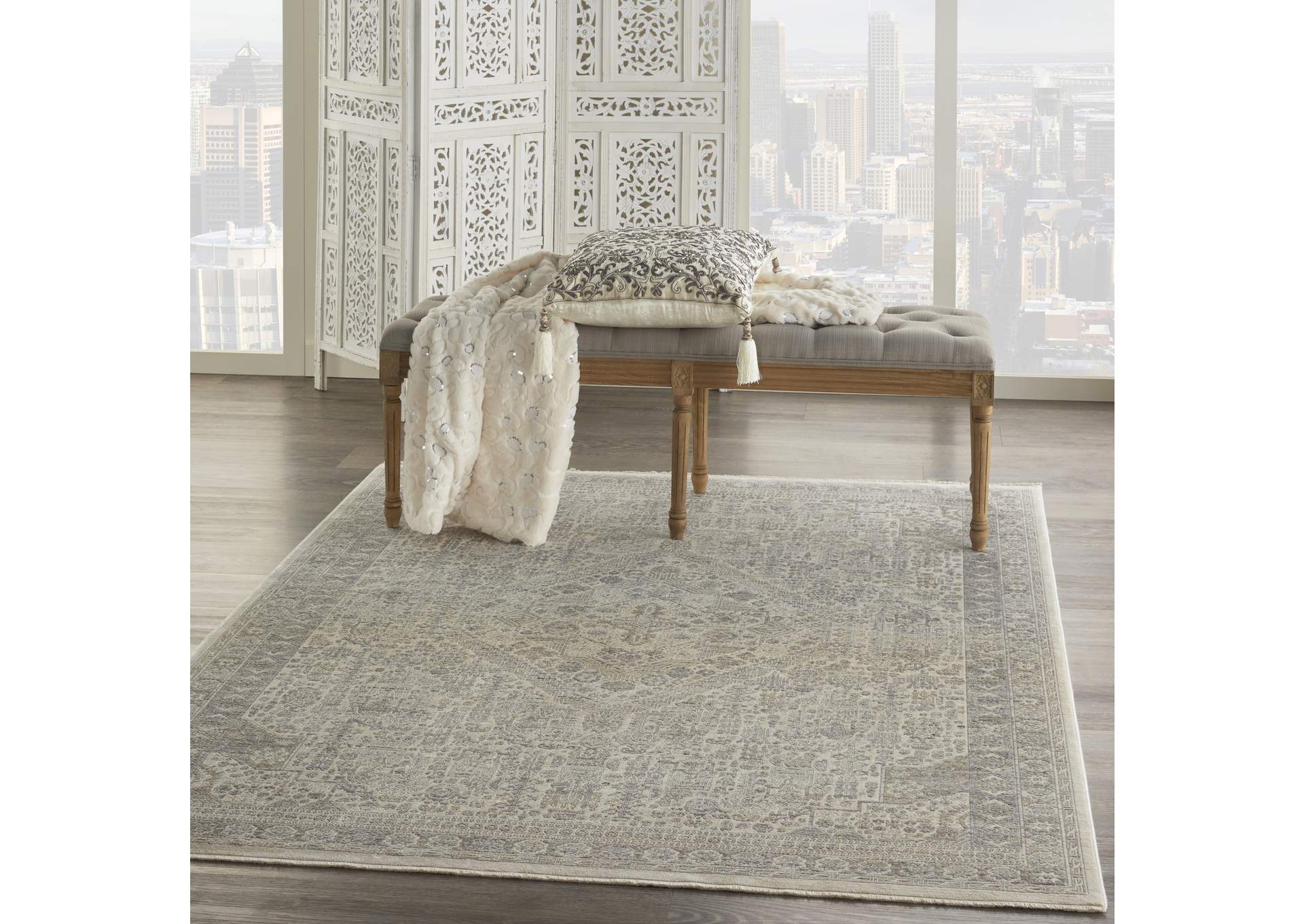 Nourison Lustrous Weave 5' x 8' Area Rug,Nourison