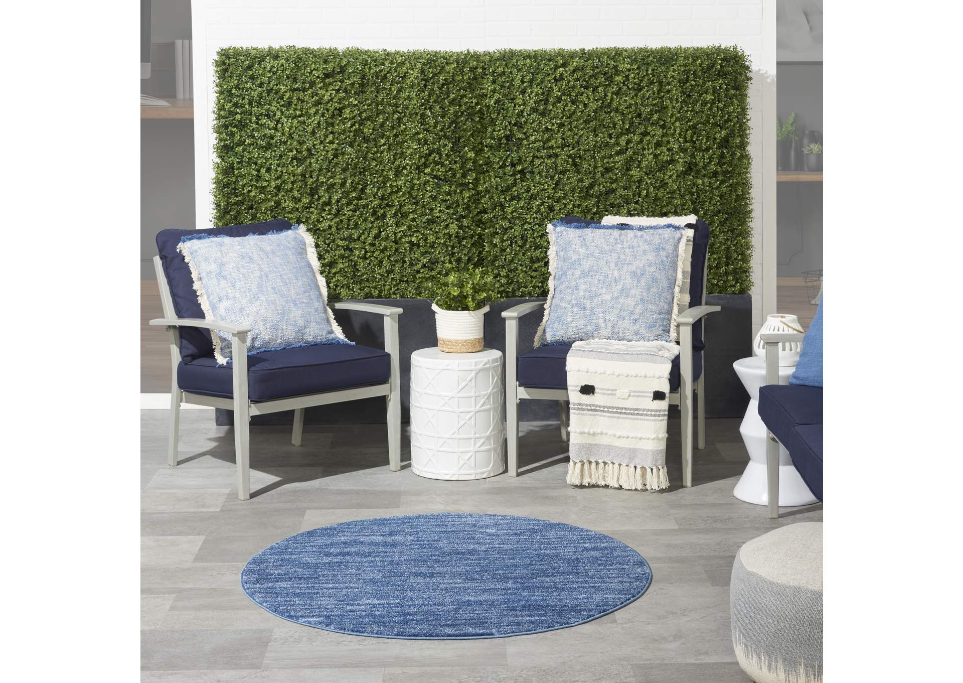 Nourison Nourison Essentials 4' Round Area Rug,Nourison