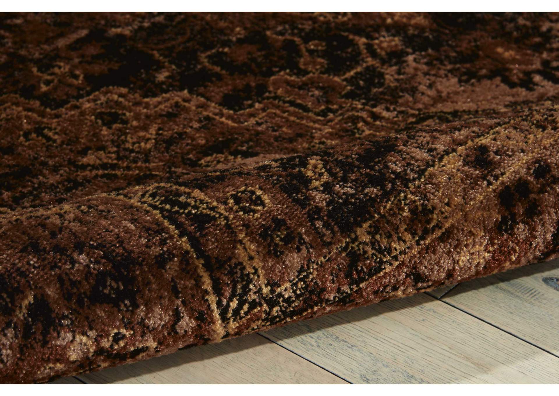 Nourison Delano DEL07 Black 8'x11' Rug,Nourison