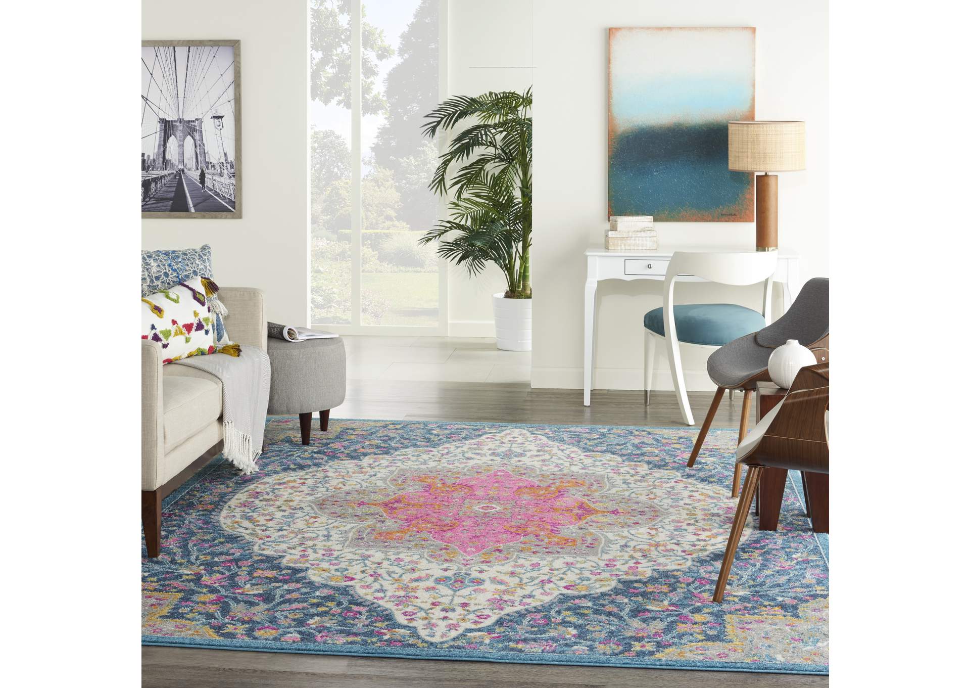 Nourison Passion 9'x12' Multicolor Area Rug,Nourison