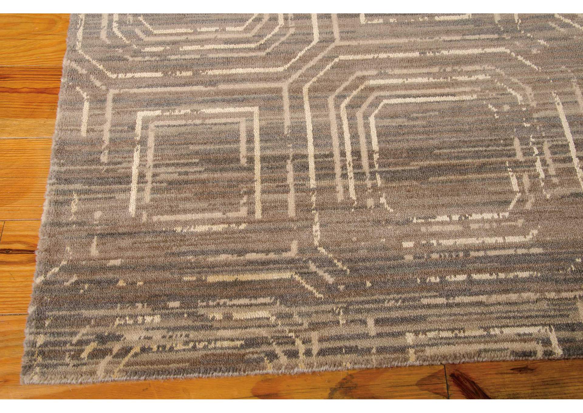 Nourison Silken Allure SLK24 Grey 8'x10' Rug,Nourison