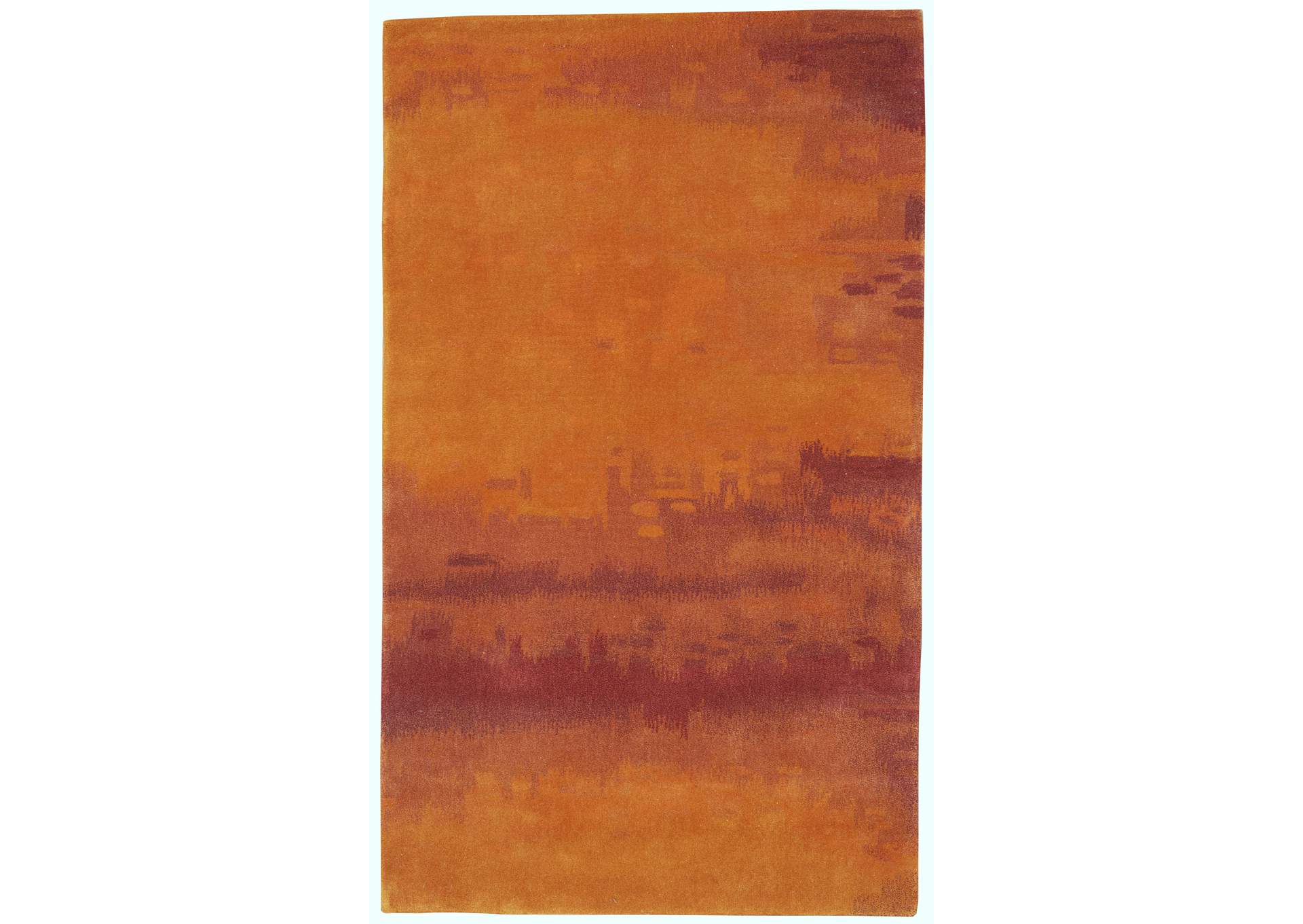 Calvin Klein Home Luster Wash SW01 Brown 3'x5' Area Rug,Nourison
