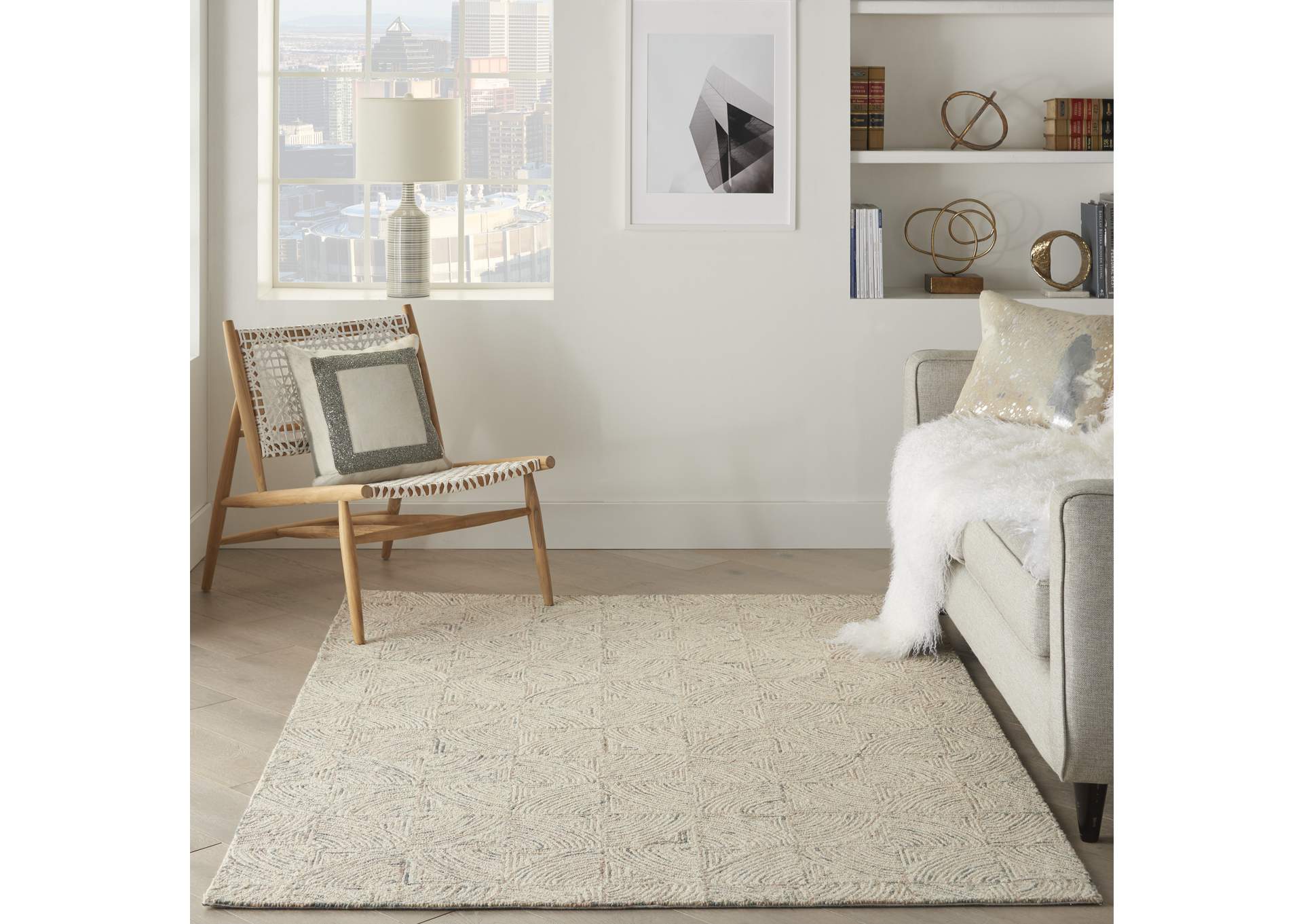 Nourison Interlock 4' x 6' Area Rug,Nourison
