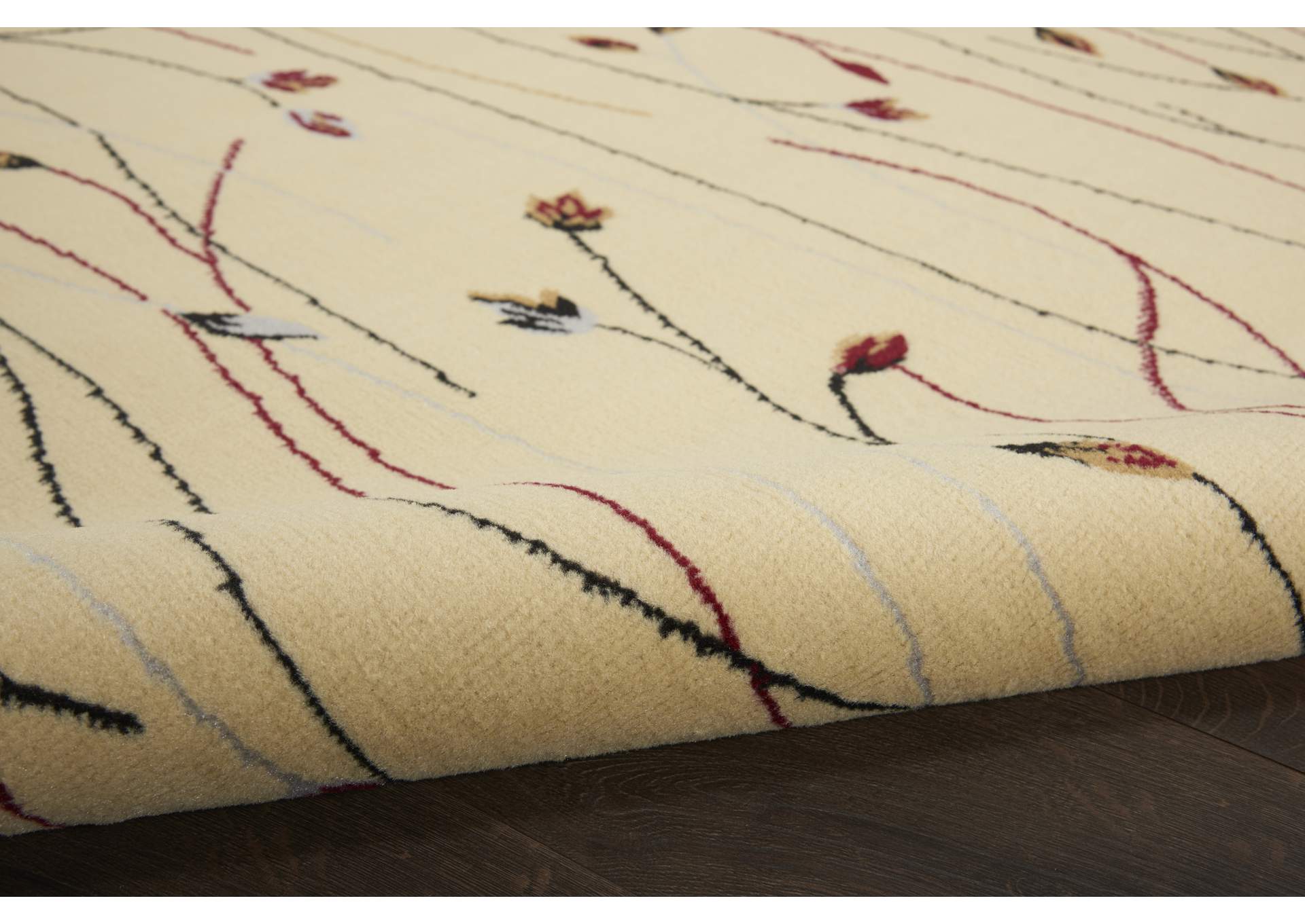 Nourison Grafix GRF15 Cream White 5'x7' Area Rug,Nourison