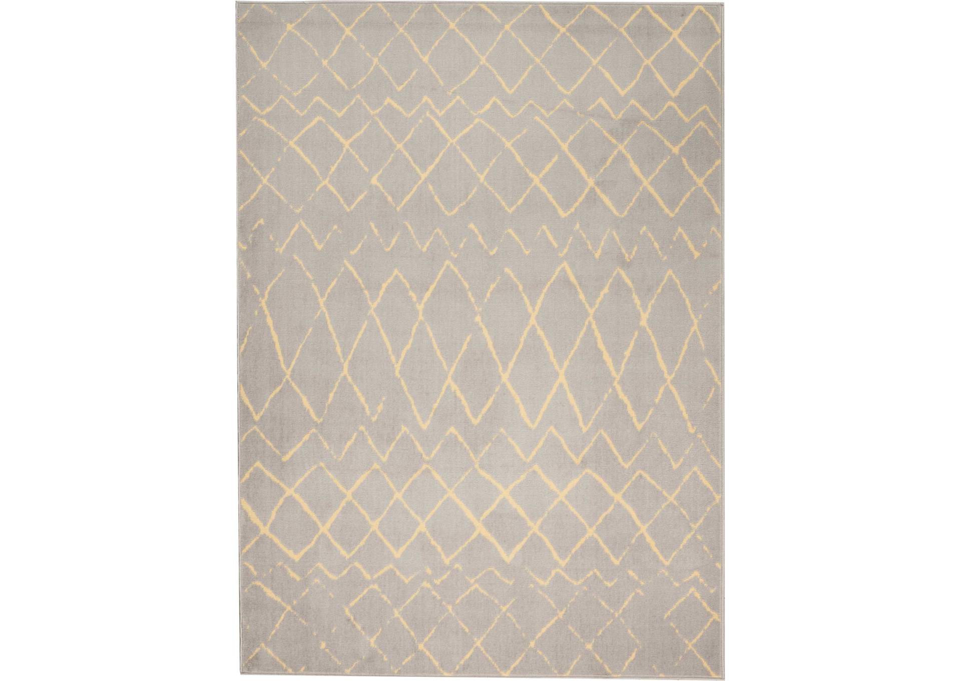 Nourison Grafix GRF04 Grey 5'x7' Area Rug,Nourison