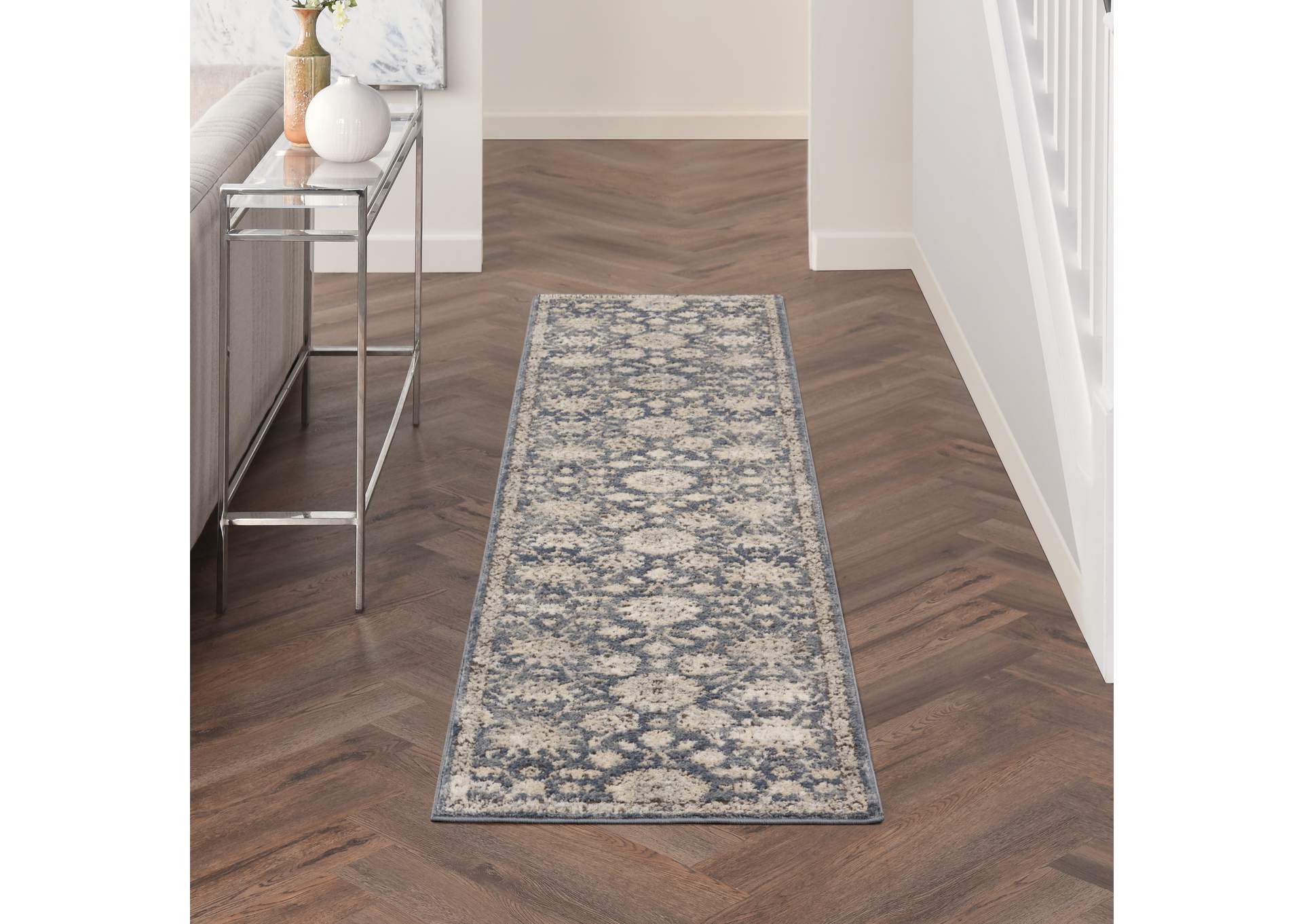 Nourison Quarry 8' Runner Persian Area Rug,Nourison