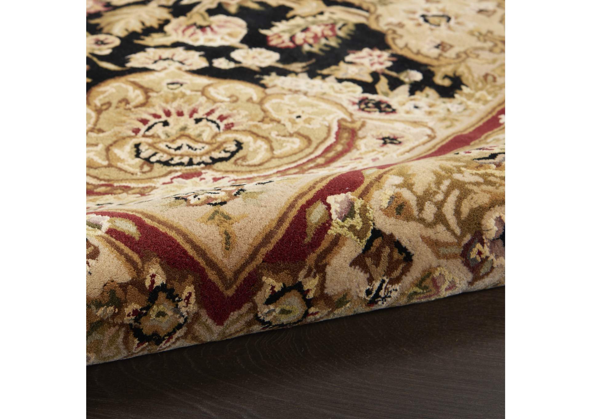 Nourison 2000 2028 Black 9'x12' Area Rug,Nourison