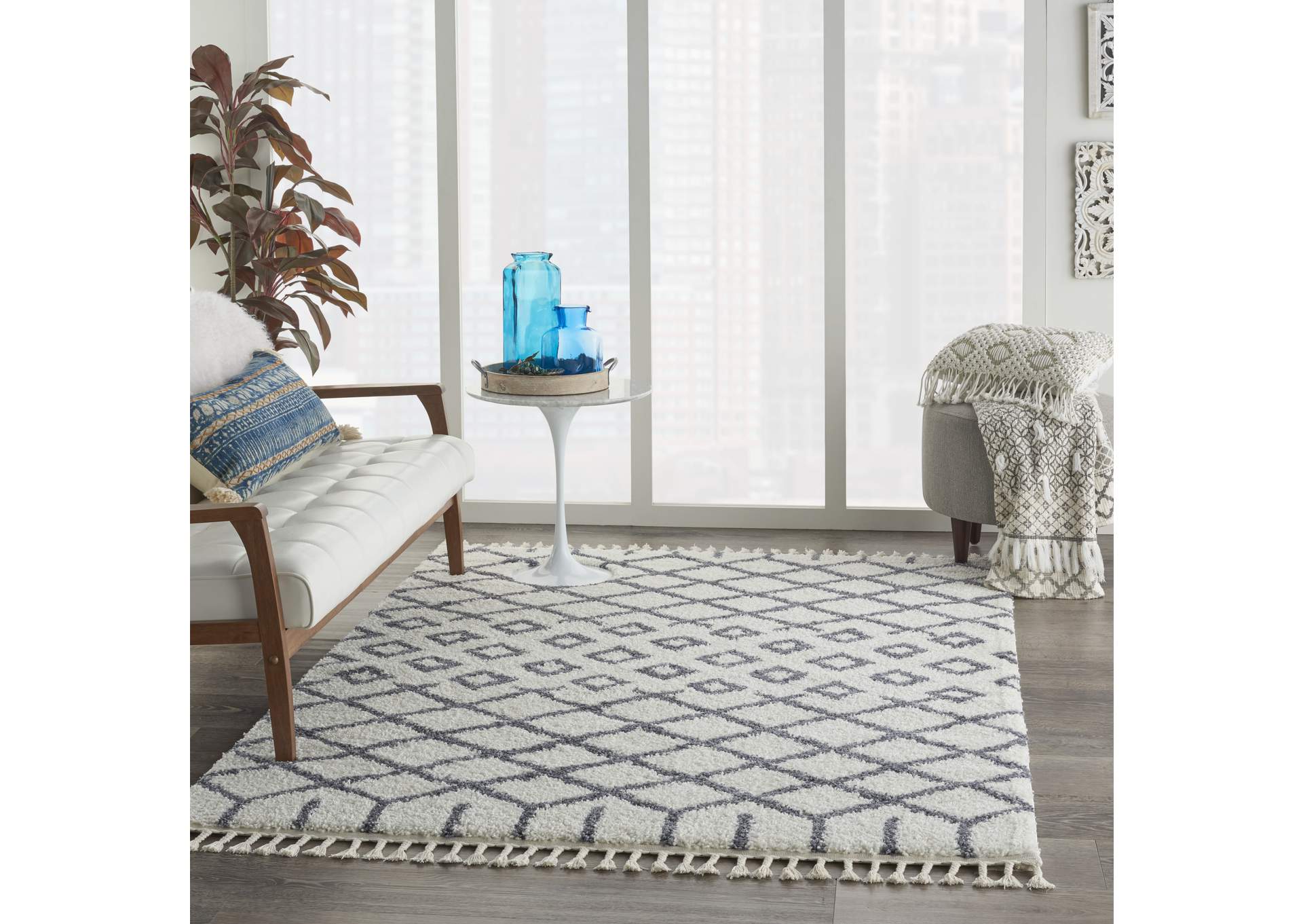 Nourison Moroccan Shag 5' x 8' Area Rug,Nourison