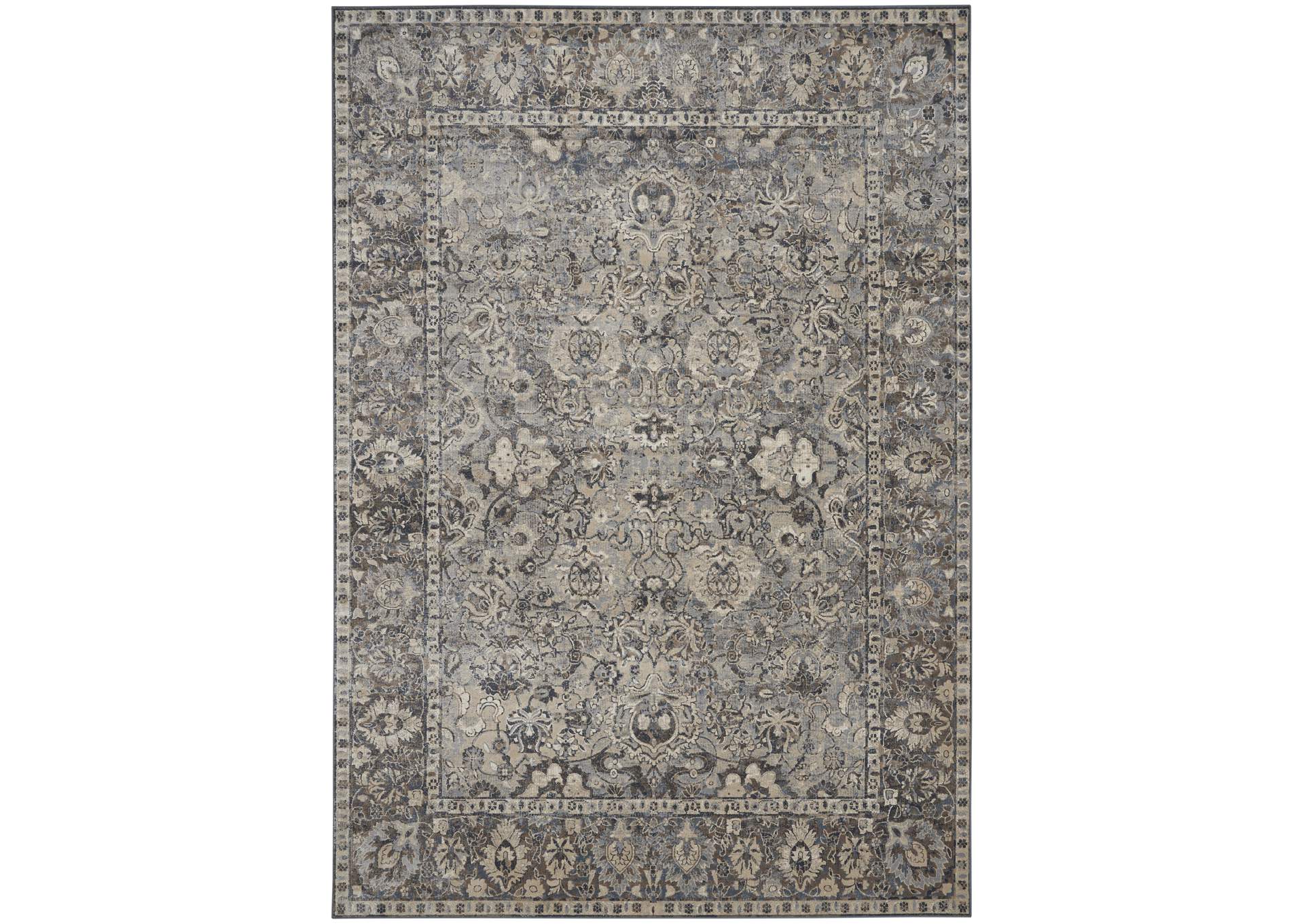 kathy ireland Home Malta MAI03 Grey 8'x11' Rug,Nourison
