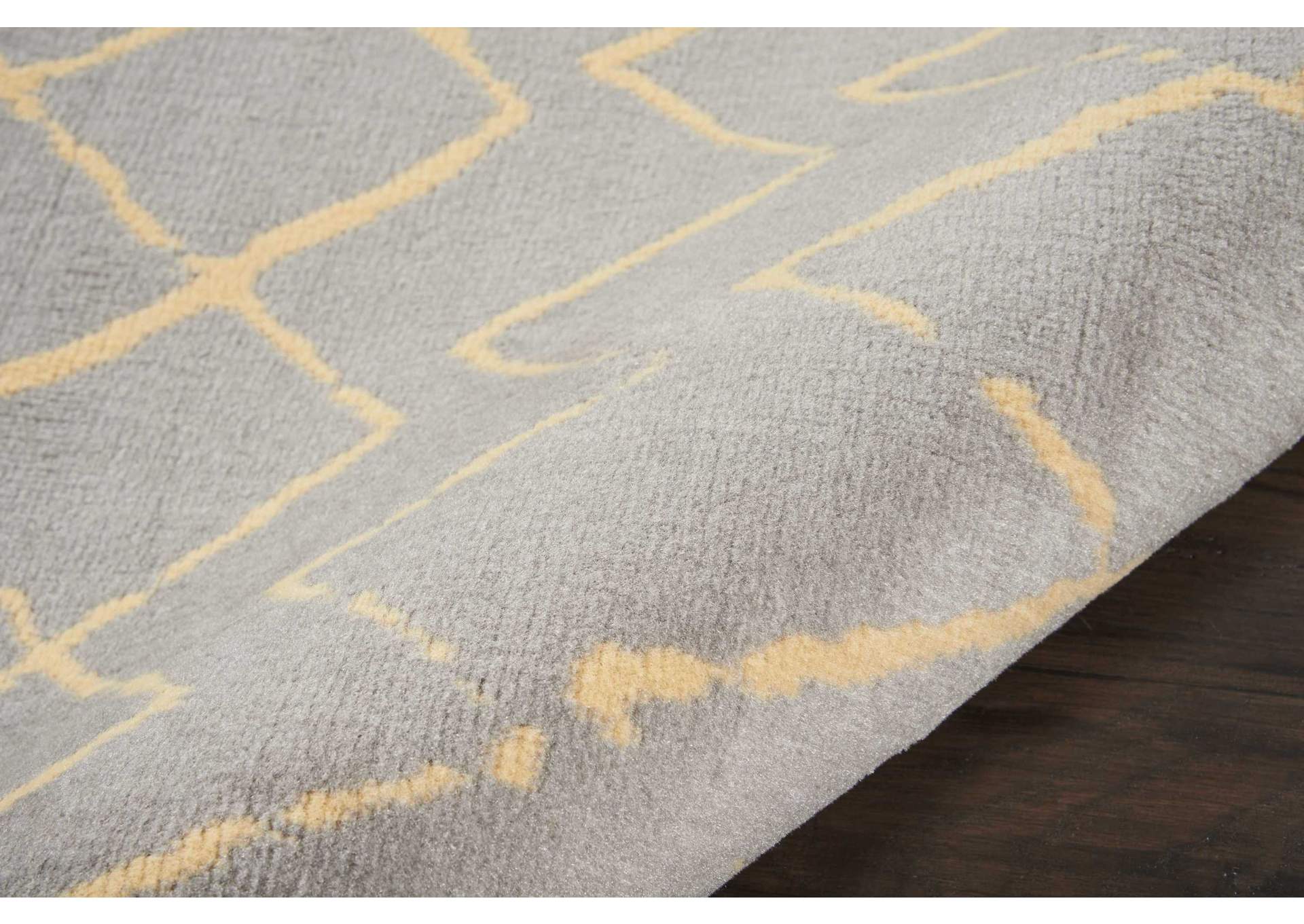 Nourison Grafix GRF04 Grey 8'x10' Large Rug,Nourison