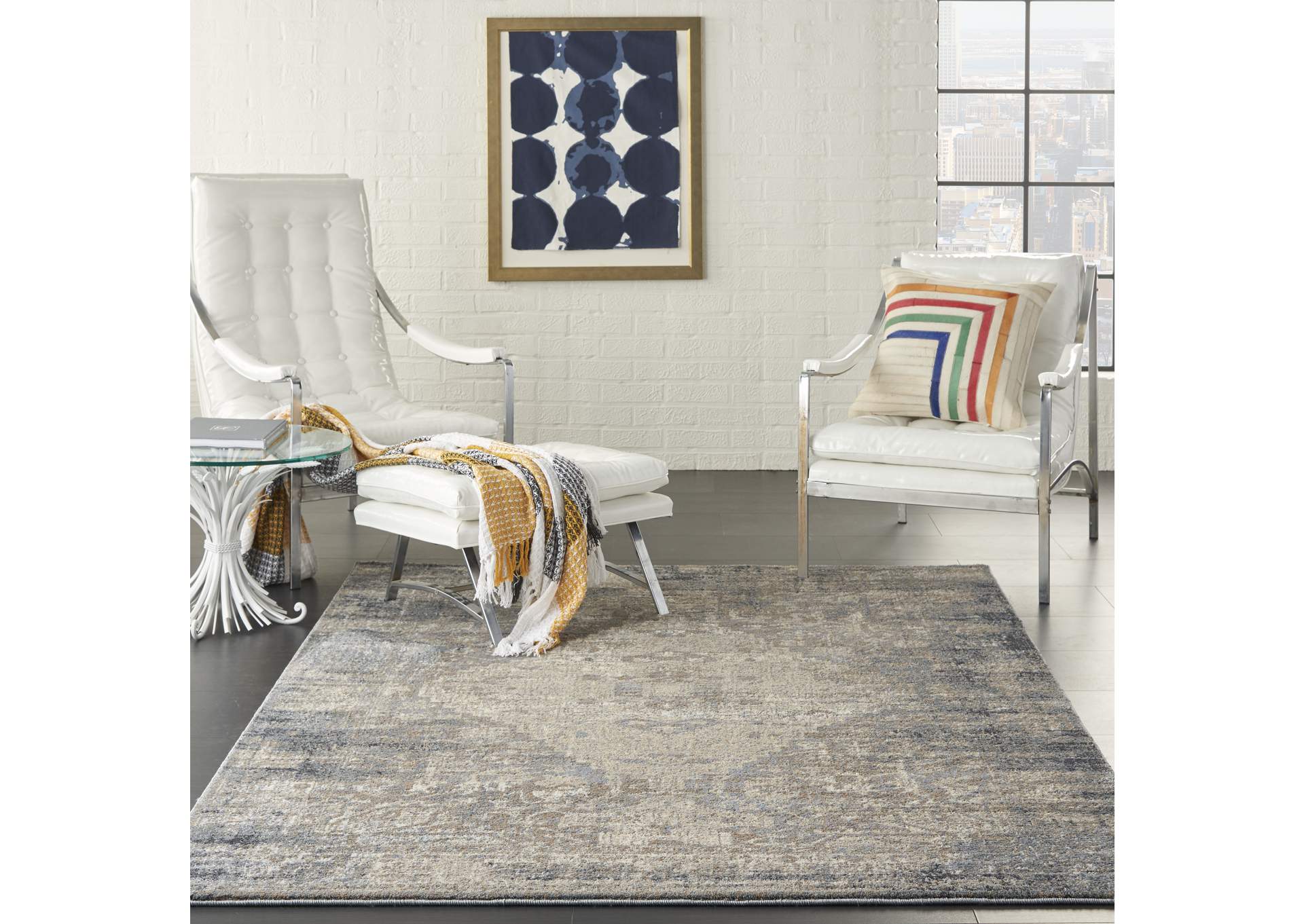 Kathy Ireland Moroccan Celebration 5' x 7' Area Rug,Nourison