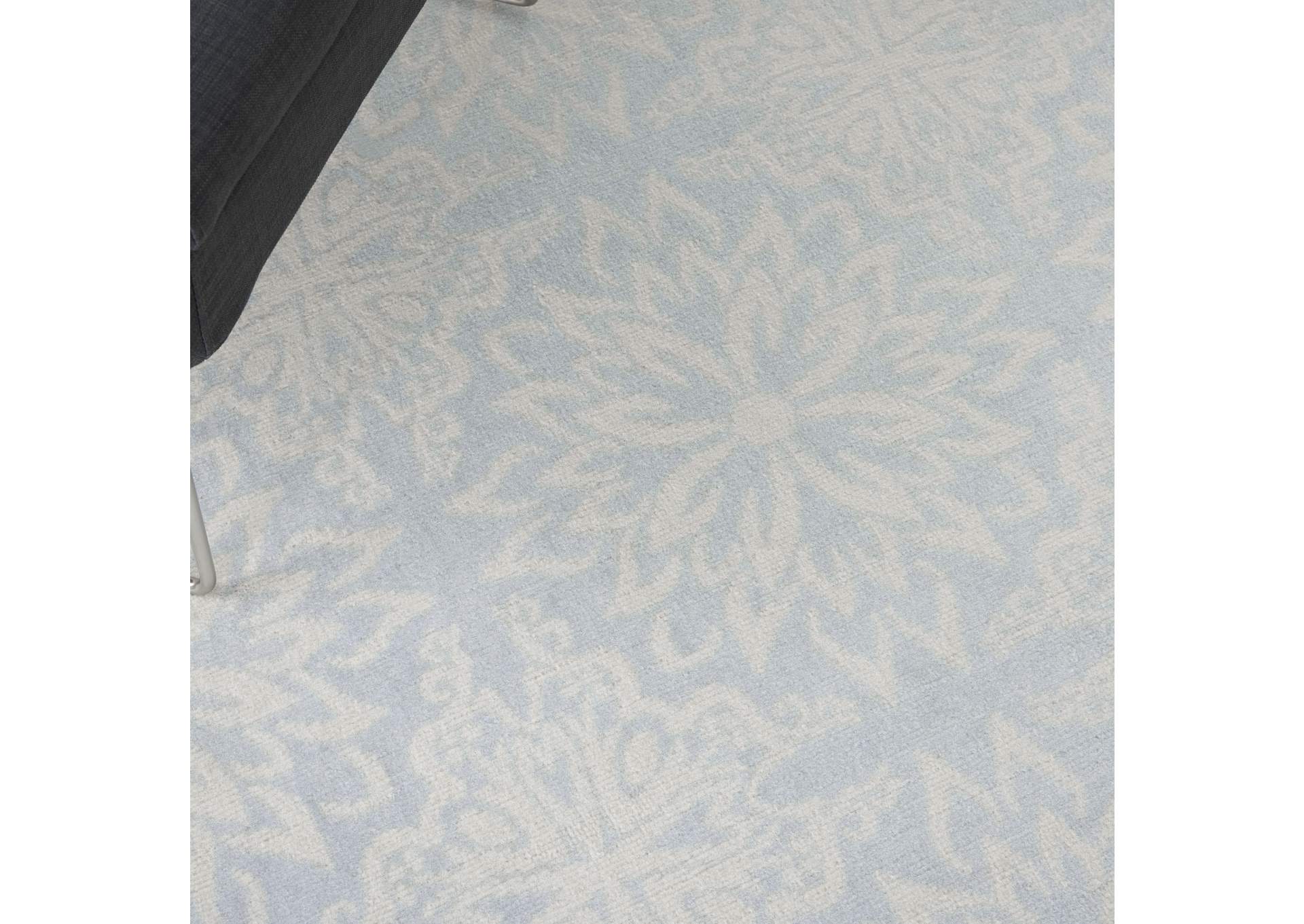 Nourison Jubilant JUB06 Light Blue 4'x6' Beach Area Rug,Nourison