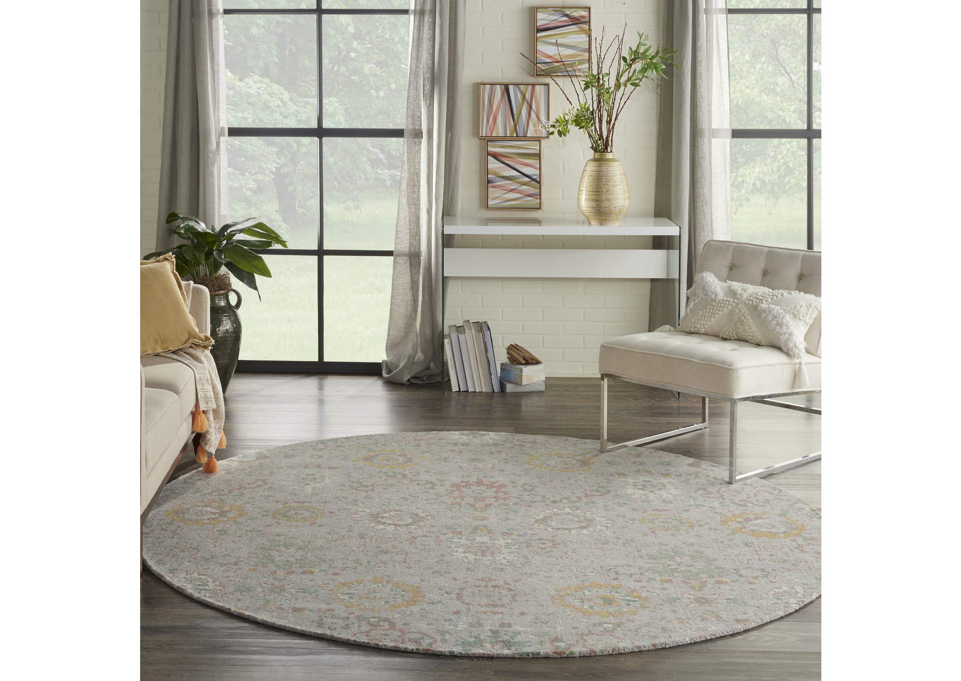 Nourison Twilight 8' Round Area Rug,Nourison