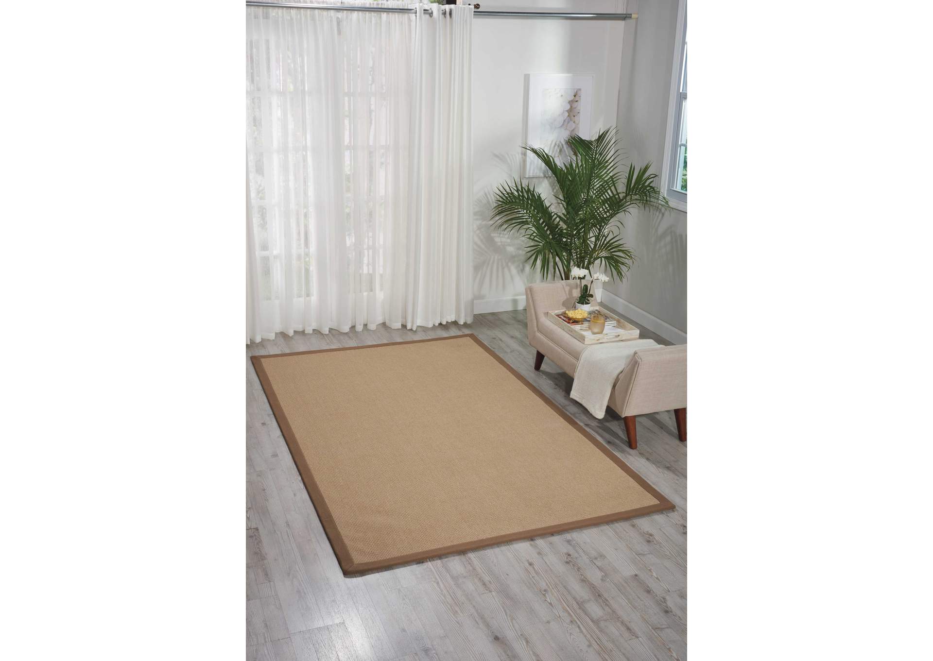 Nourison Sisal Soft SSF05 Brown 8'x10' Rug,Nourison