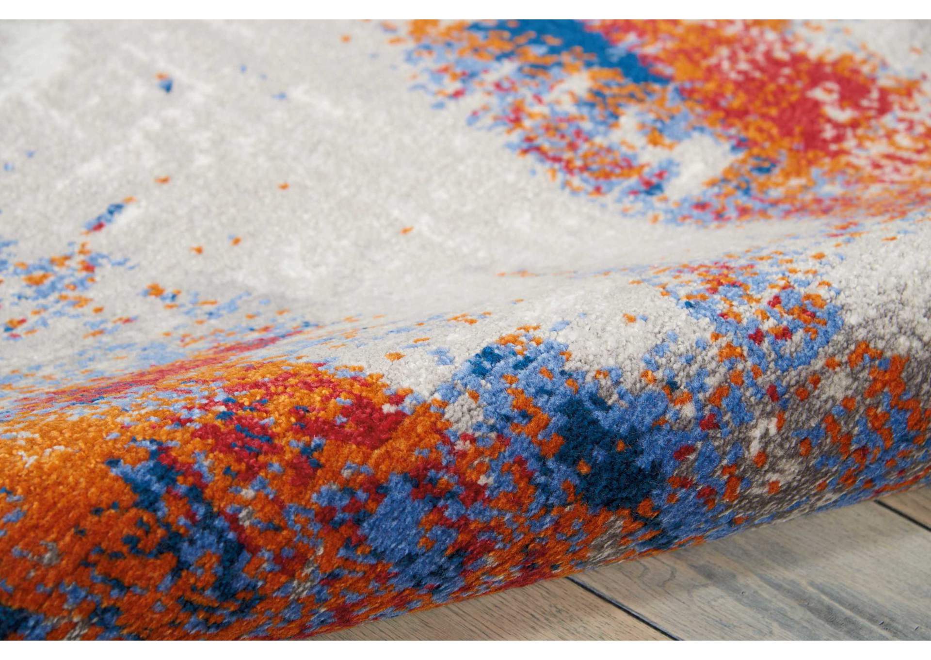 Nourison Twilight TWI26 Multicolor 8'x10' Large Rug,Nourison