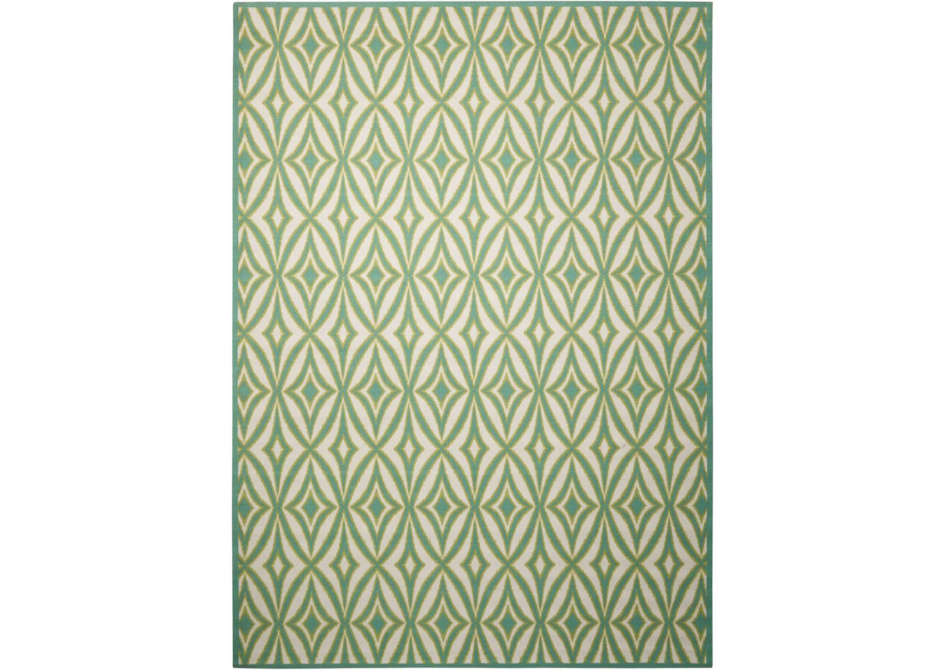 Waverly Sun N Shade SND19 Green 10'x14' Rug,Nourison