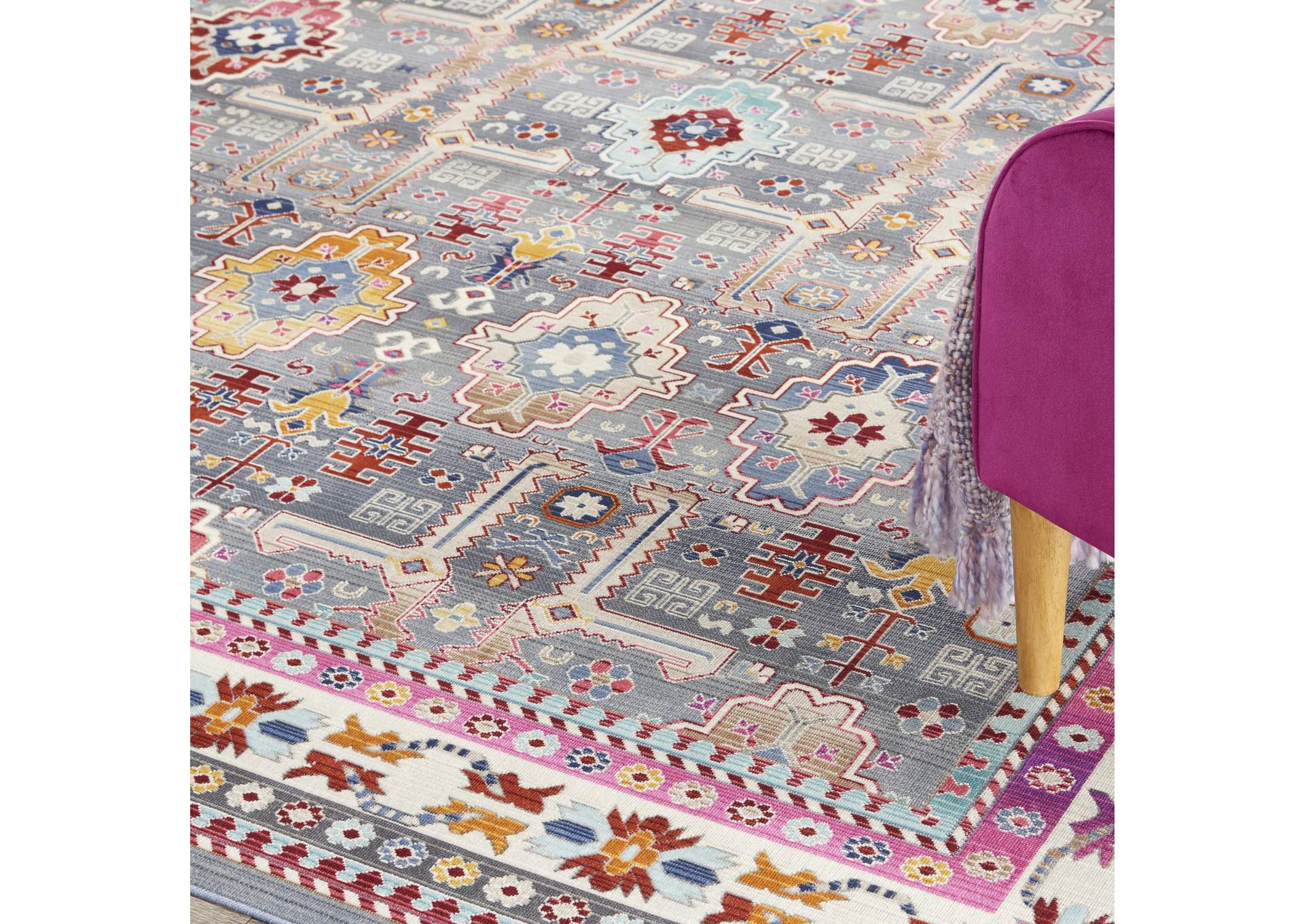Nourison Vintage Kashan 9' x 12' Area Rug,Nourison