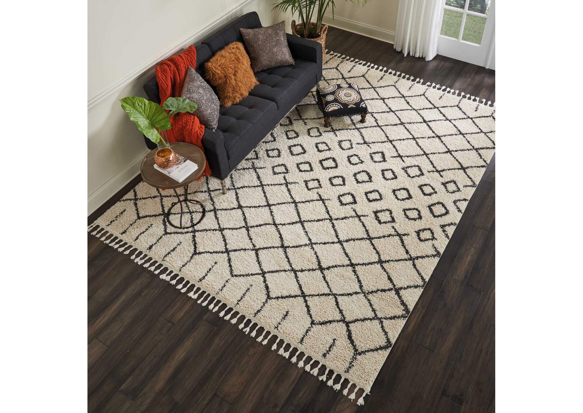 Nourison Moroccan Shag 8' x 11' Area Rug,Nourison