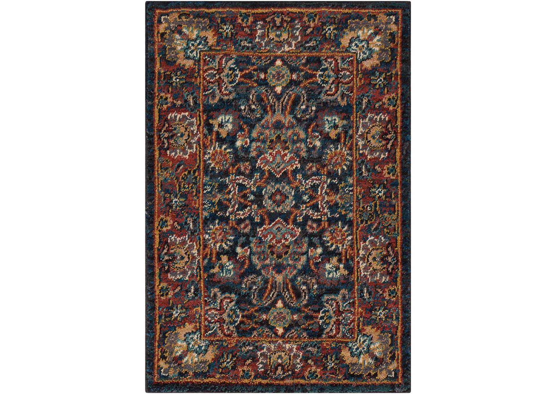Nourison 2020 NR201 Navy 2'x3' Area Rug,Nourison