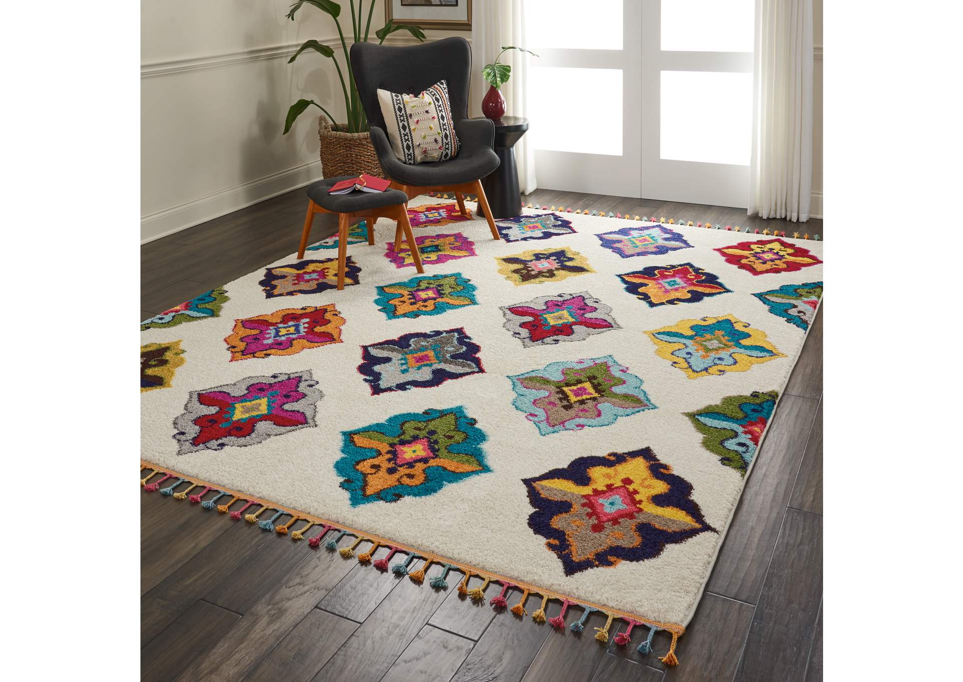 Nourison Nomad NMD06 Multicolor 8'x11' Oversized Rug,Nourison