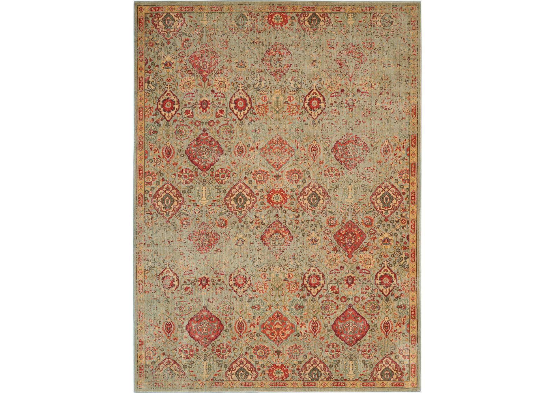 Nourison Somerset ST90 Light Green 8'x11' Oversized Rug,Nourison