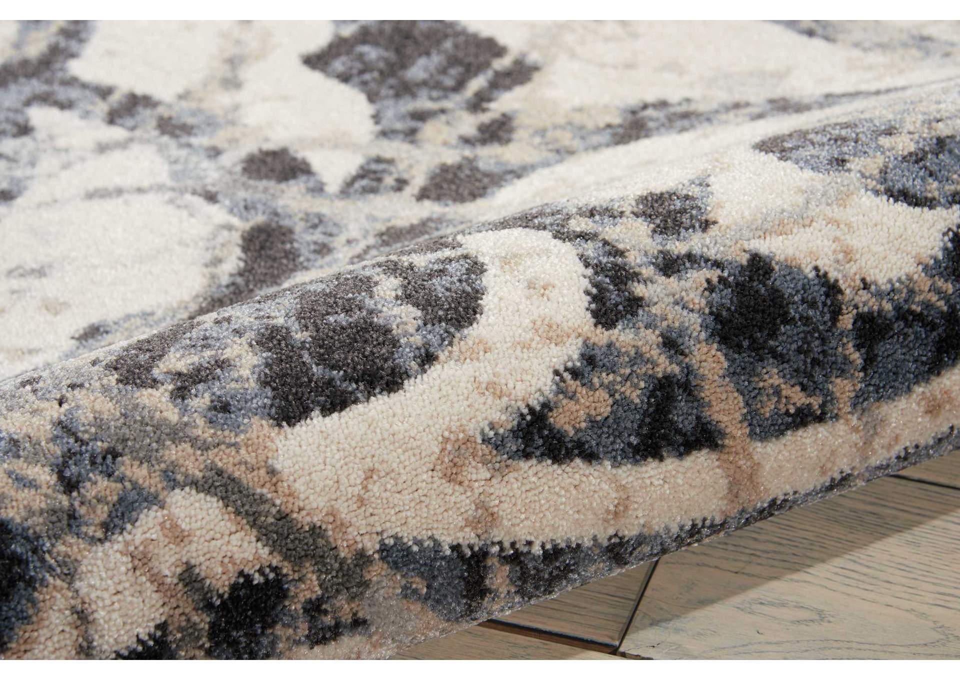 Nourison Maxell MAE10 Grey 4'x6' Area Rug,Nourison