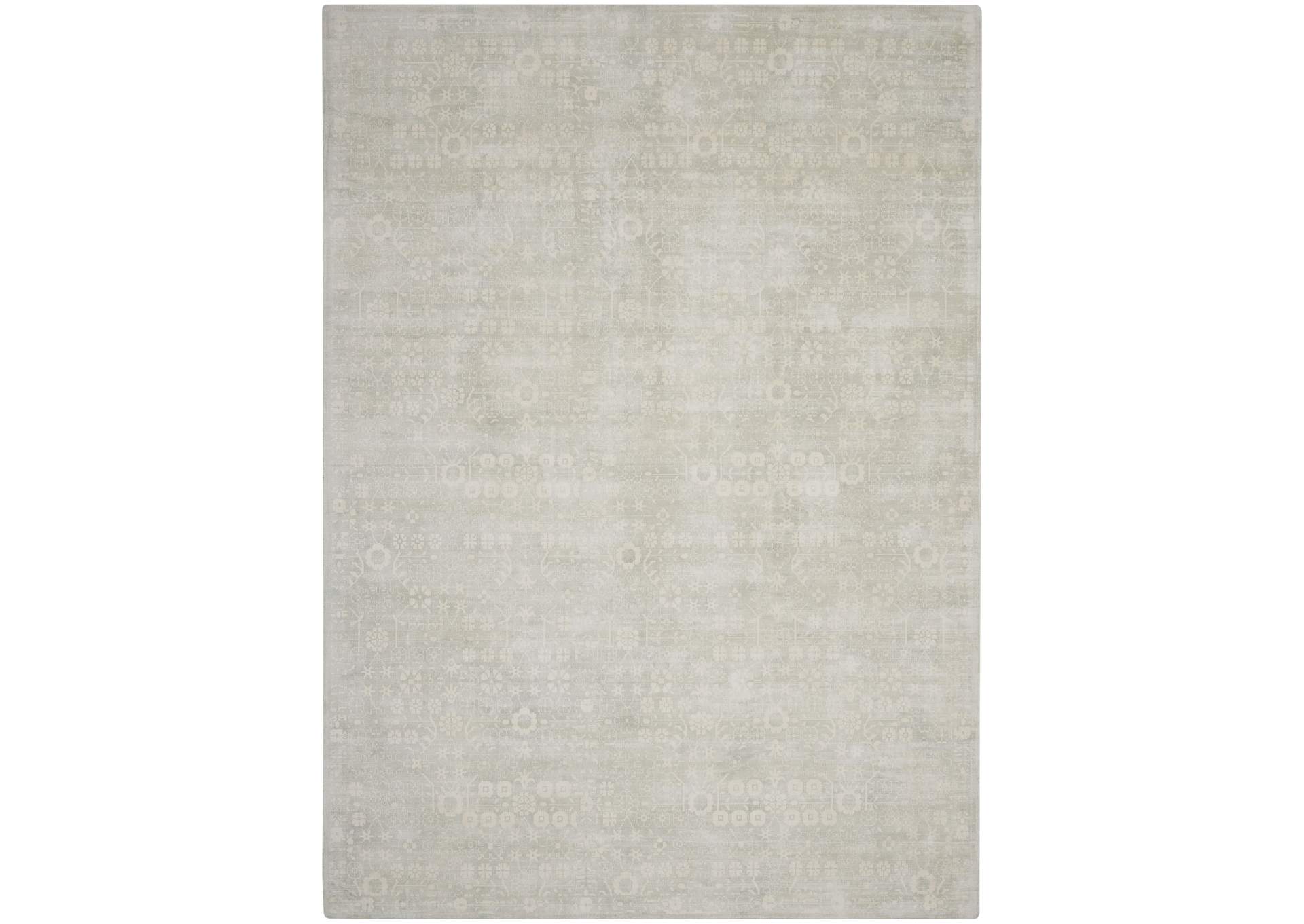 kathy ireland Home Desert Skies DSK02 Silver 8'x11' Oversized Rug,Nourison