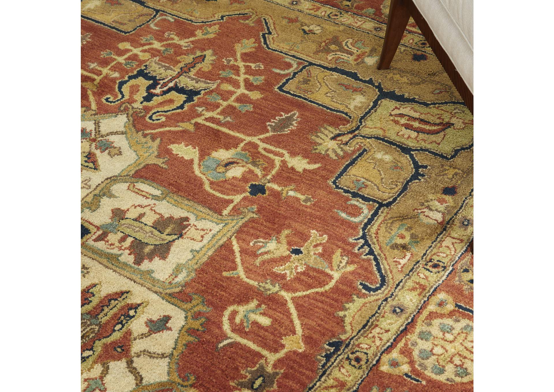 Nourison Jaipur JA33 Red Multicolor 8'x10' Rug,Nourison