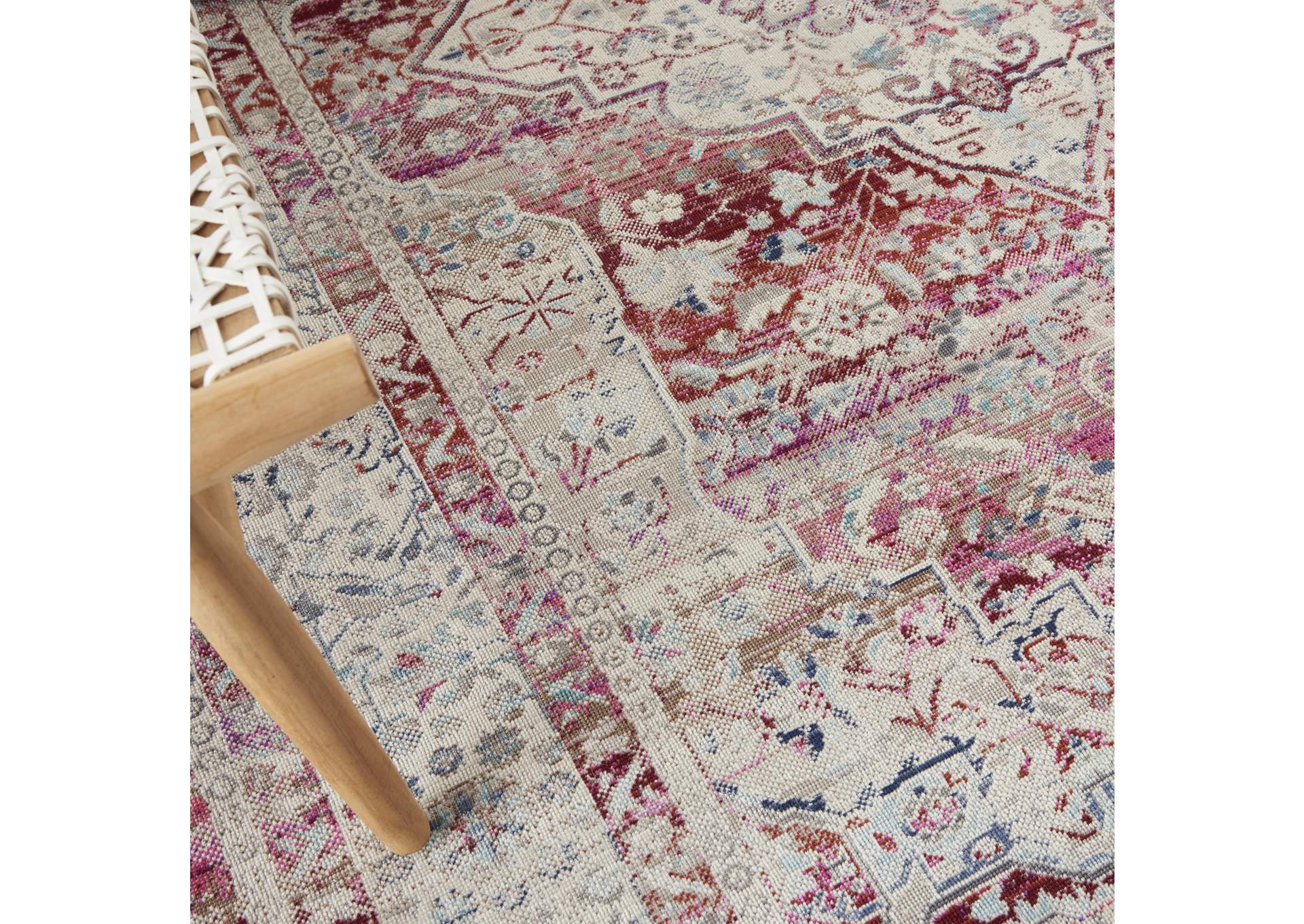 Nourison Vintage Kashan 5' x 8' Area Rug,Nourison