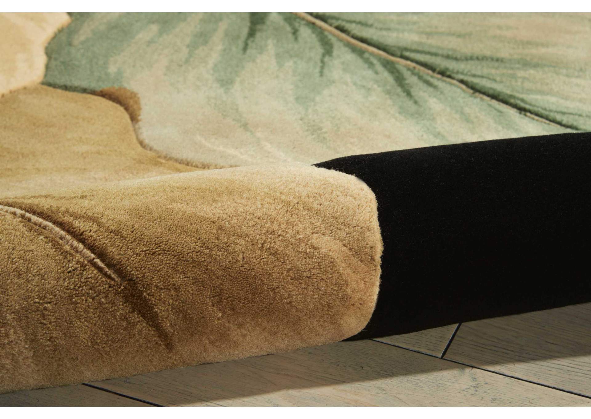 Nourison Tropics TS08 Black 8'x10' Rug,Nourison