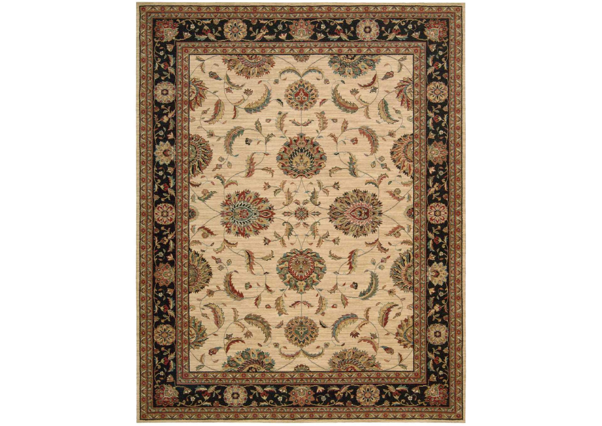 Nourison Living Treasures LI04 Beige Multicolor 10'x14' Rug,Nourison