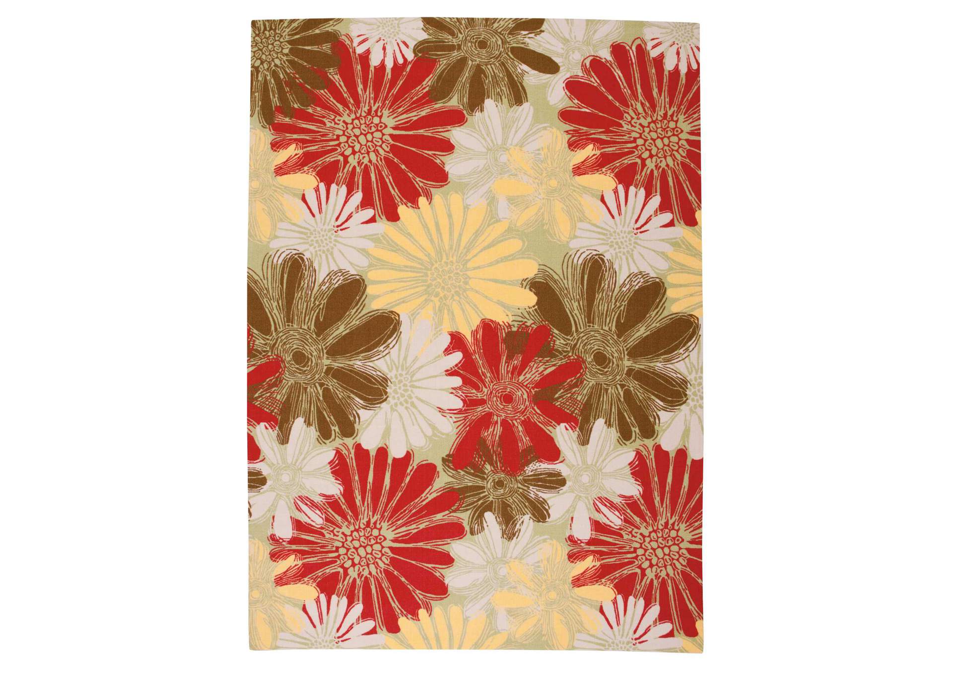 Nourison Home & Garden RS022 Green 8'x11' Rug,Nourison