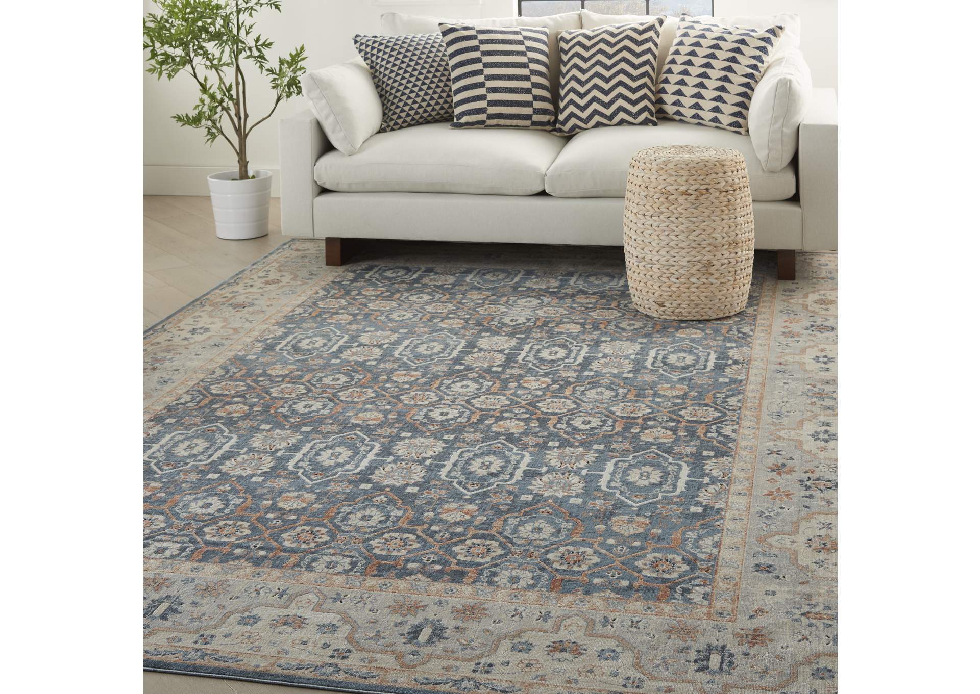 Kathy Ireland Ki25 Malta 8' x 11' Area Rug,Nourison