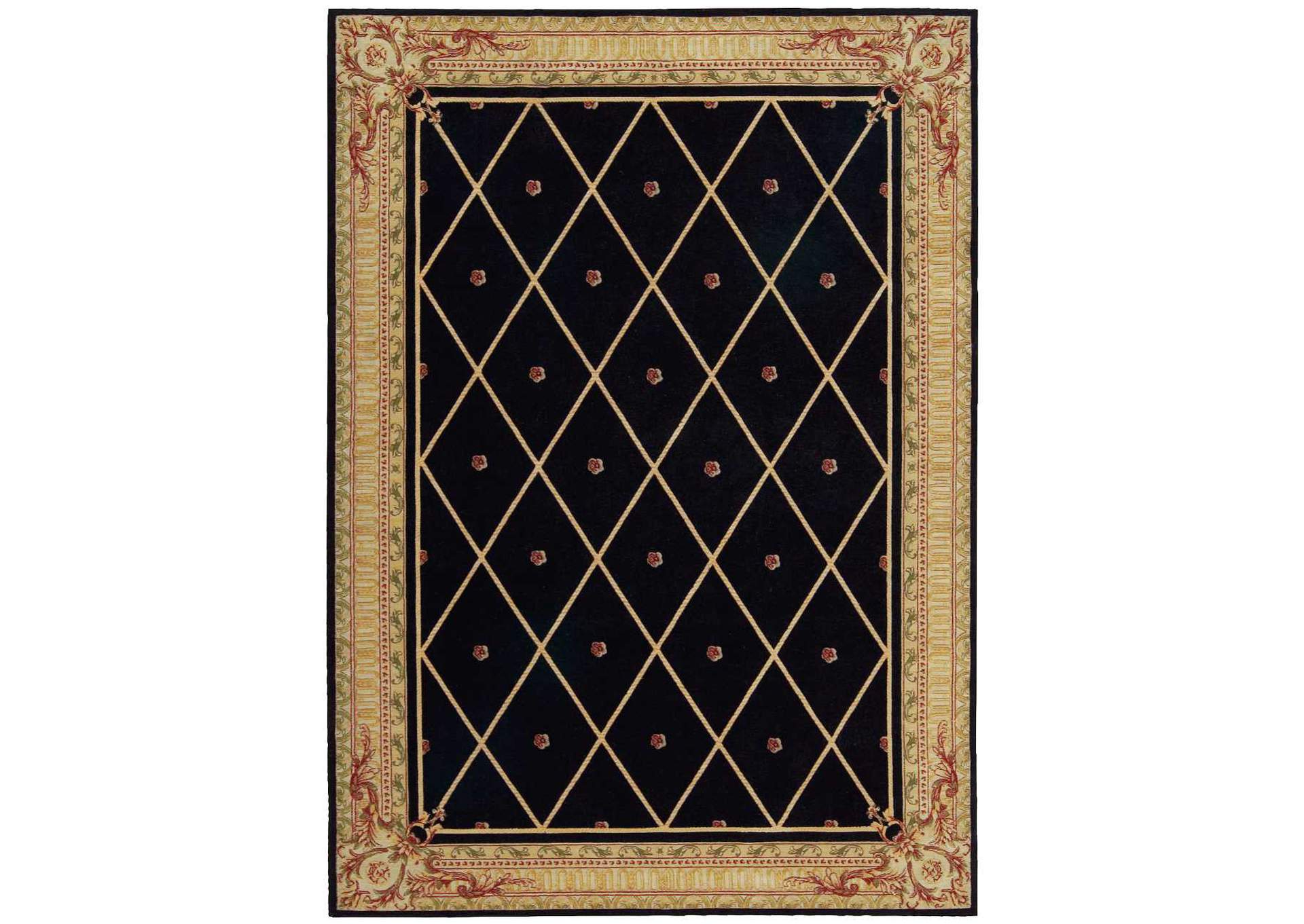 Nourison Ashton House AS03 Black 8'x11' Rug,Nourison