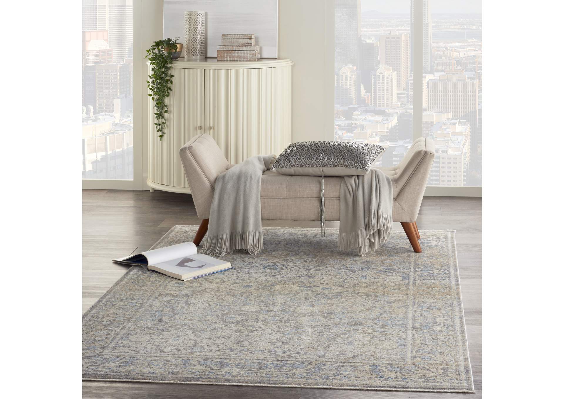 Nourison Lustrous Weave 4' x 6' Area Rug,Nourison