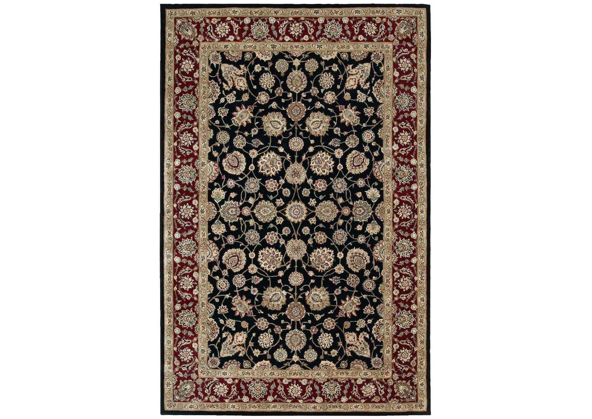 Nourison 2000 2017 Black 6'x9' Area Rug,Nourison