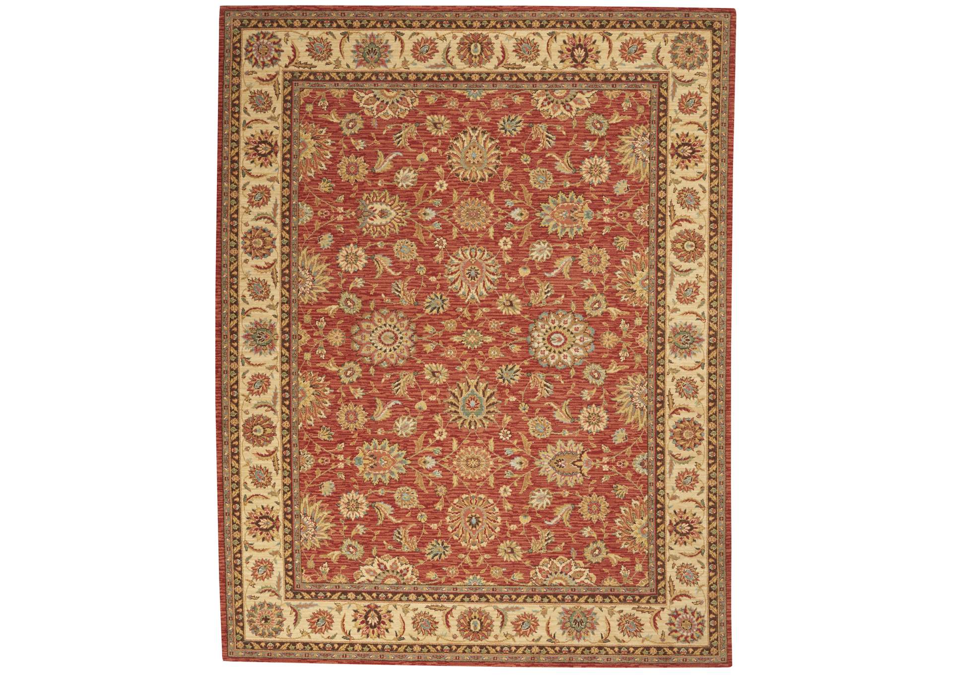 Nourison Living Treasures LI05 Brown 10'x14' Rug,Nourison