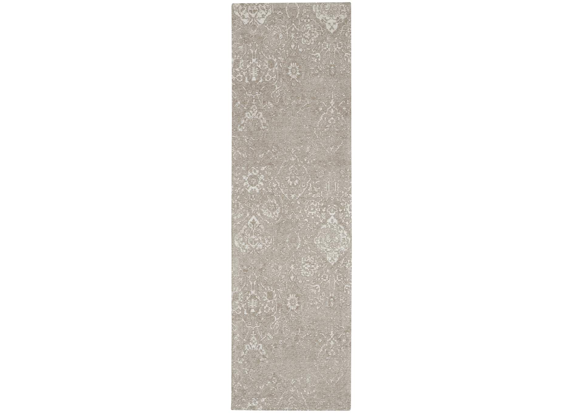Nourison Damask 8' Runner Area Rug,Nourison