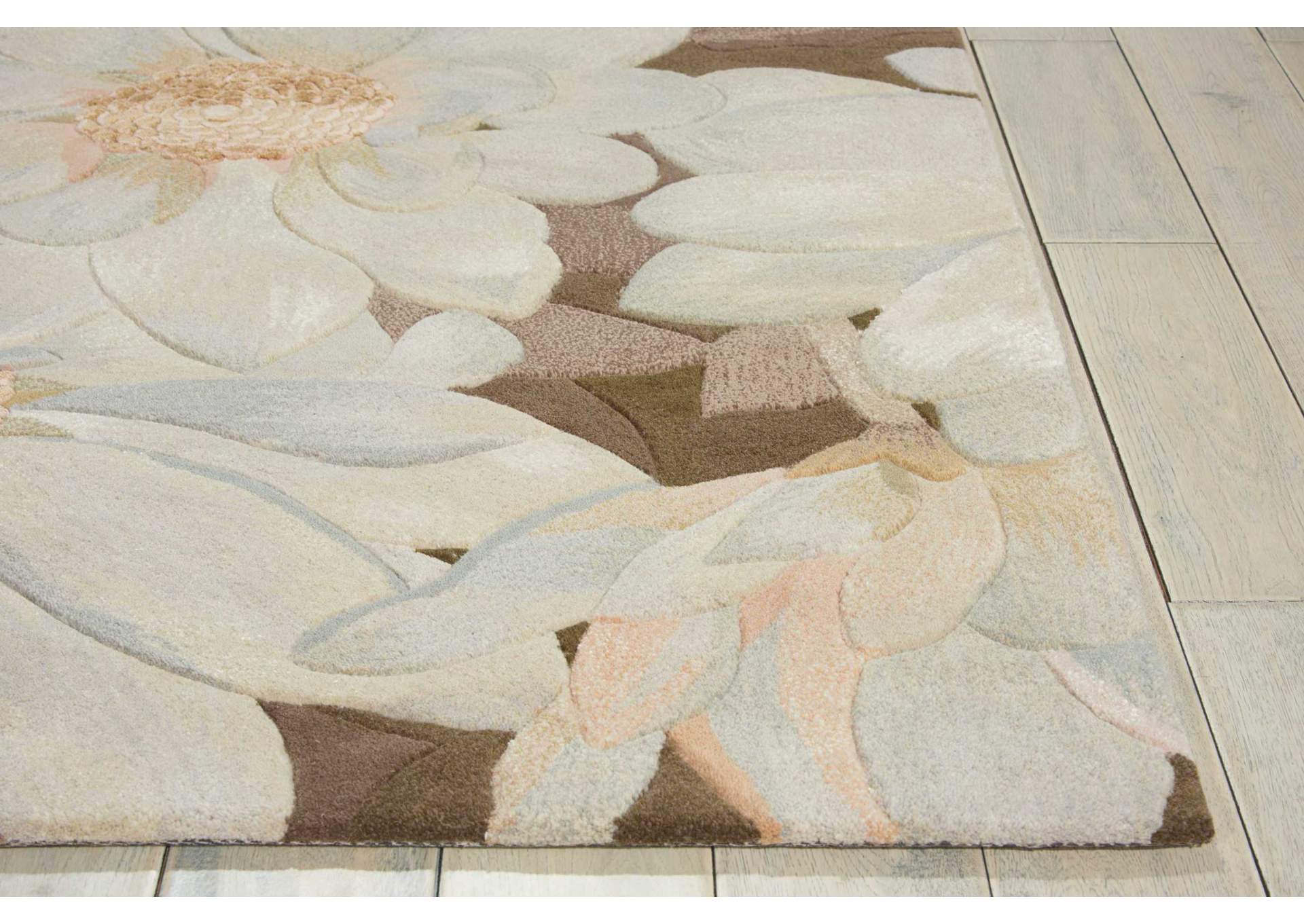 Nourison Tropics TS13 Brown 8'x10' Rug,Nourison