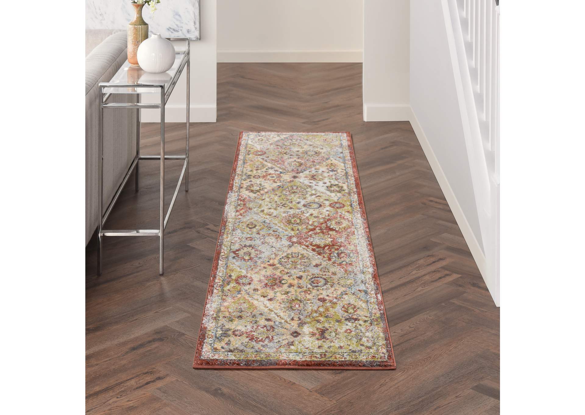 Nourison Soraya 8' Runner Area Rug,Nourison