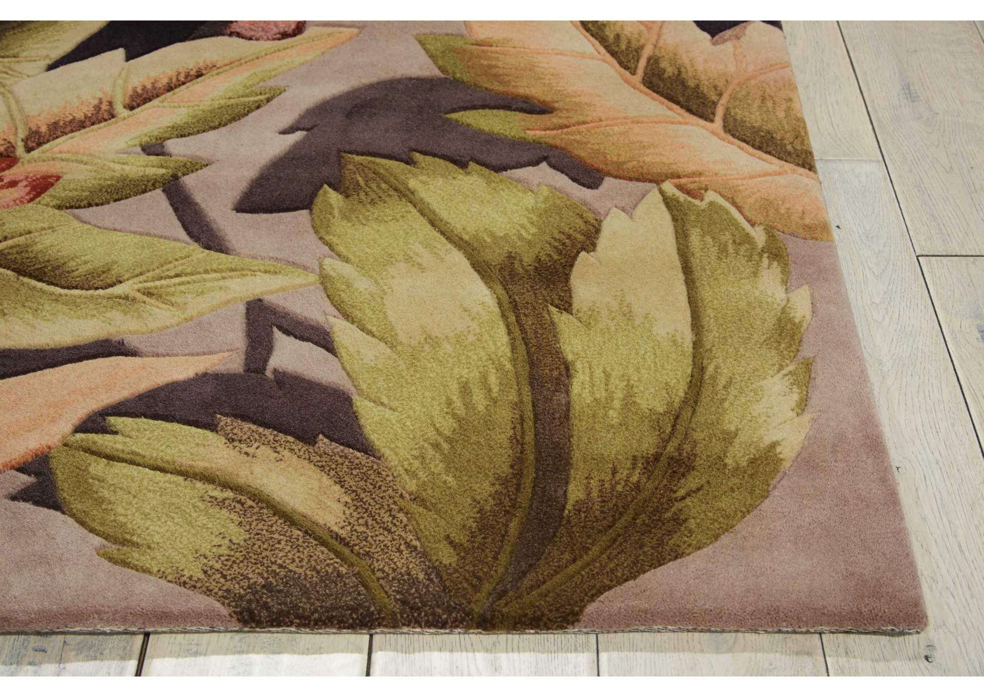 Nourison Tropics TS03 Purple 8'x10' Rug,Nourison